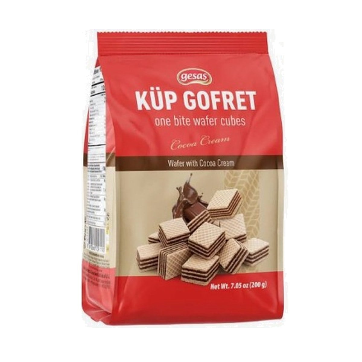 Gesaş Kakaolu Küp Gofret 200 GR