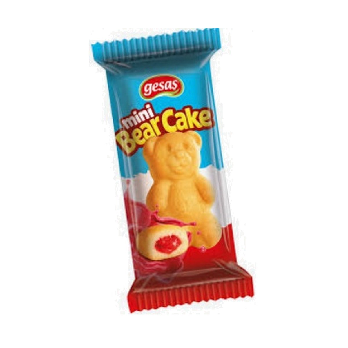 Gesaş Mini Bear Cake Çilekli 12X25 GR