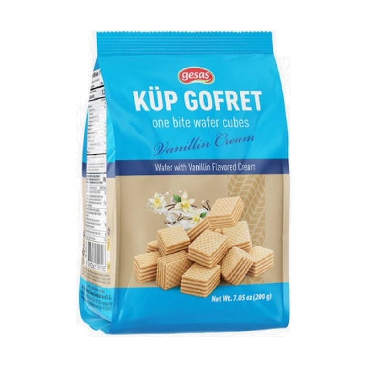Gesaş Vanilyalı Küp Gofret 200 GR