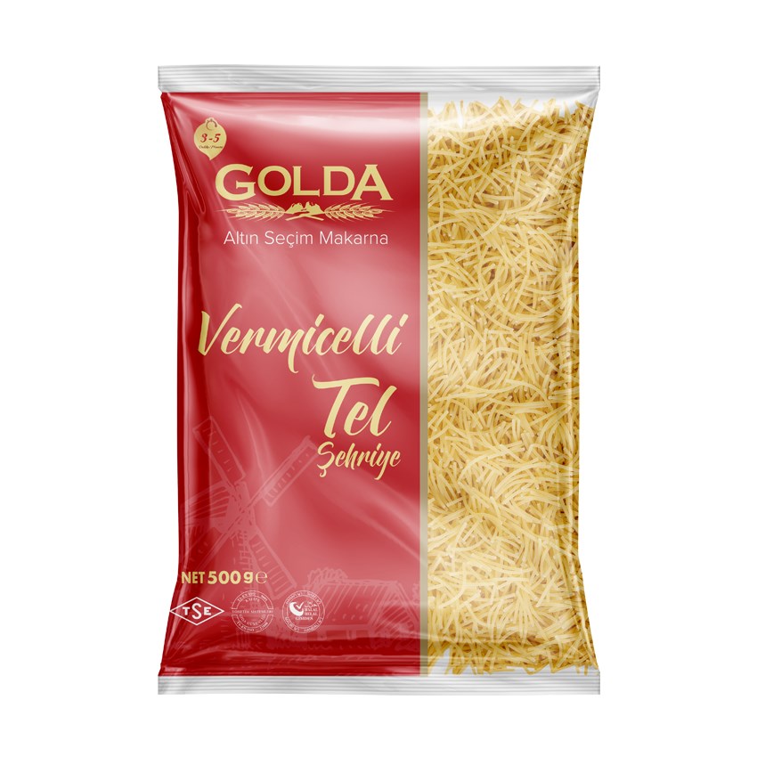 Golda Makarna Tel Şehriye 500 GR