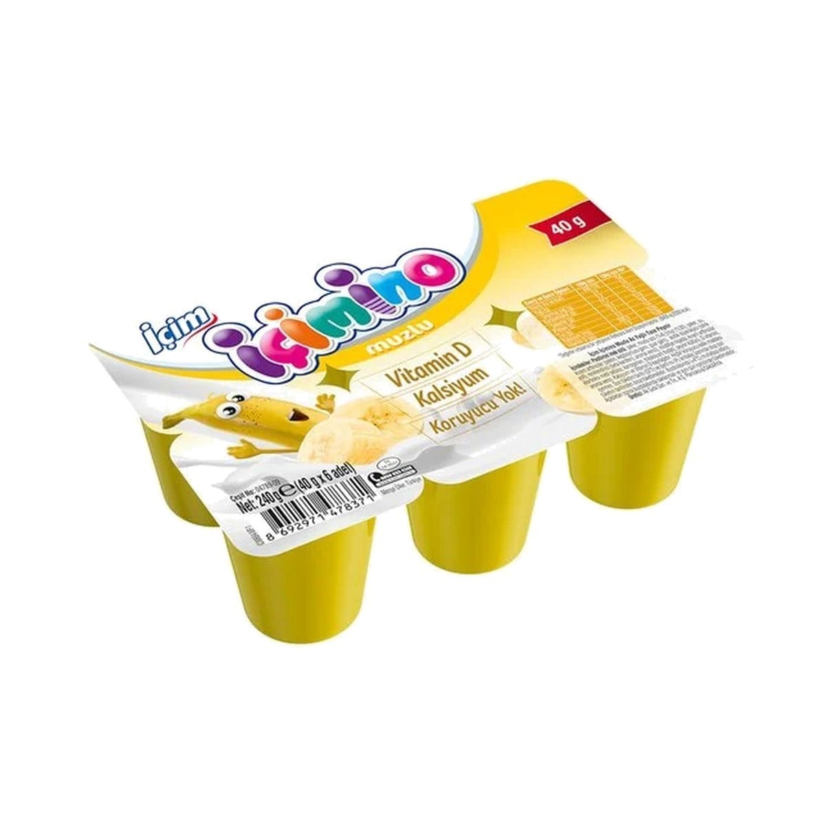 İçim İçimino Muzlu Büyüme Küpü 6x40 GR
