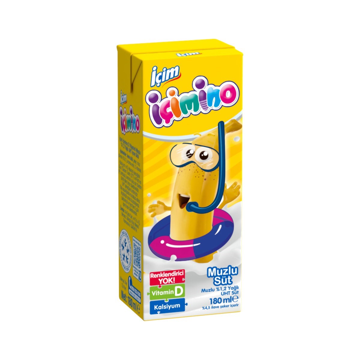 İçim İçimino Muzlu Süt 180 ML