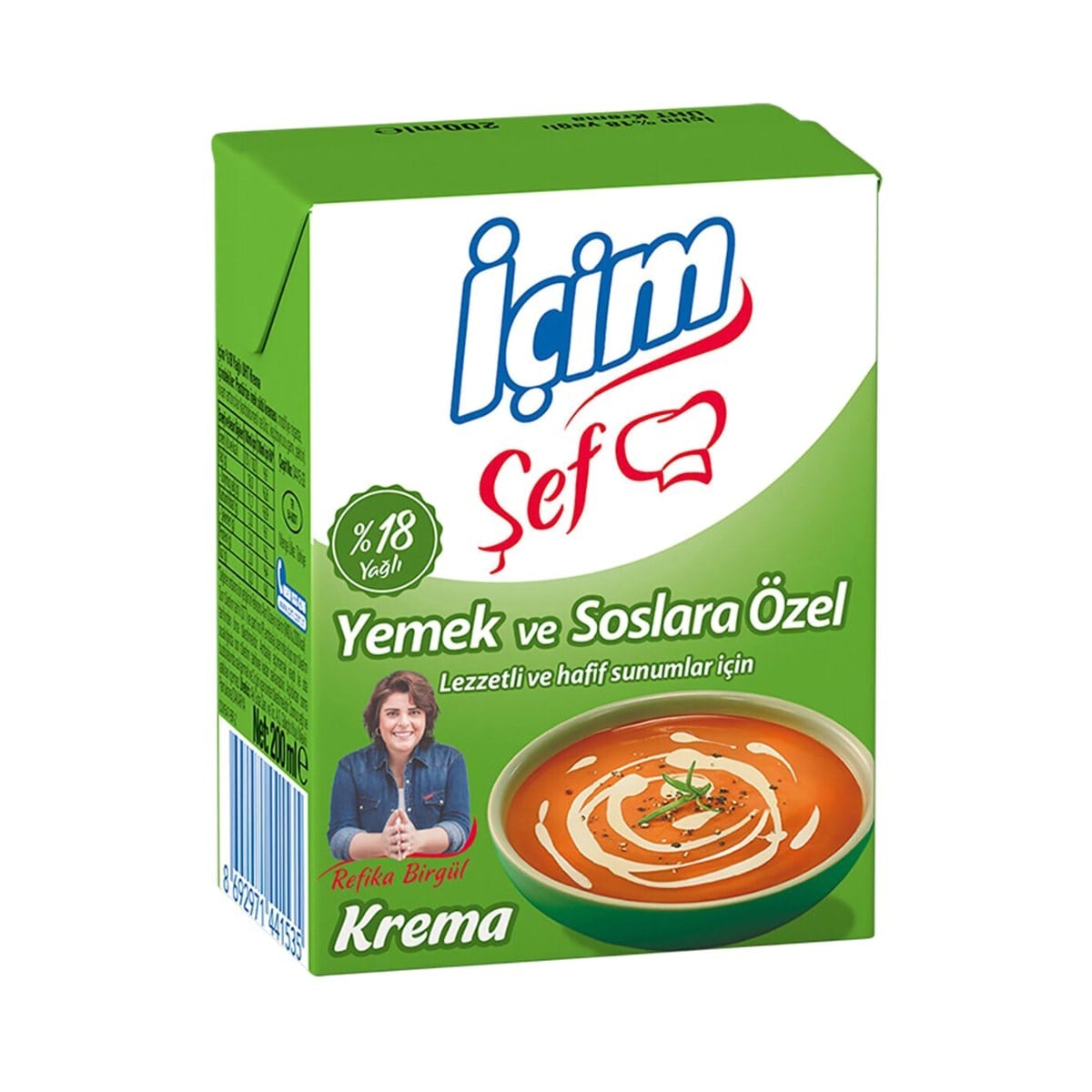 İçim Şef %18 Yağlı Krema 200 ML