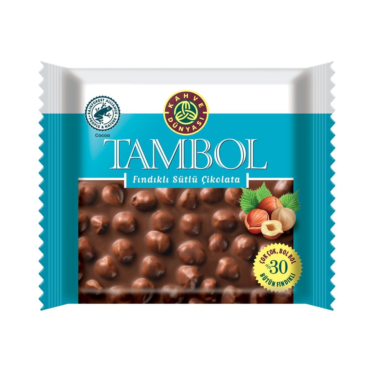 Kahve Dünyası Tambol Fındıklı Sütlü Çikolata 77 GR