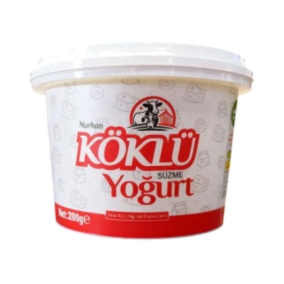 Köklü Süzme Yoğurt 2000 GR