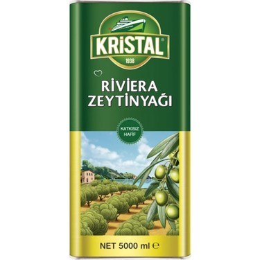 Kristal Zeytinyağı Riviera 5 LT