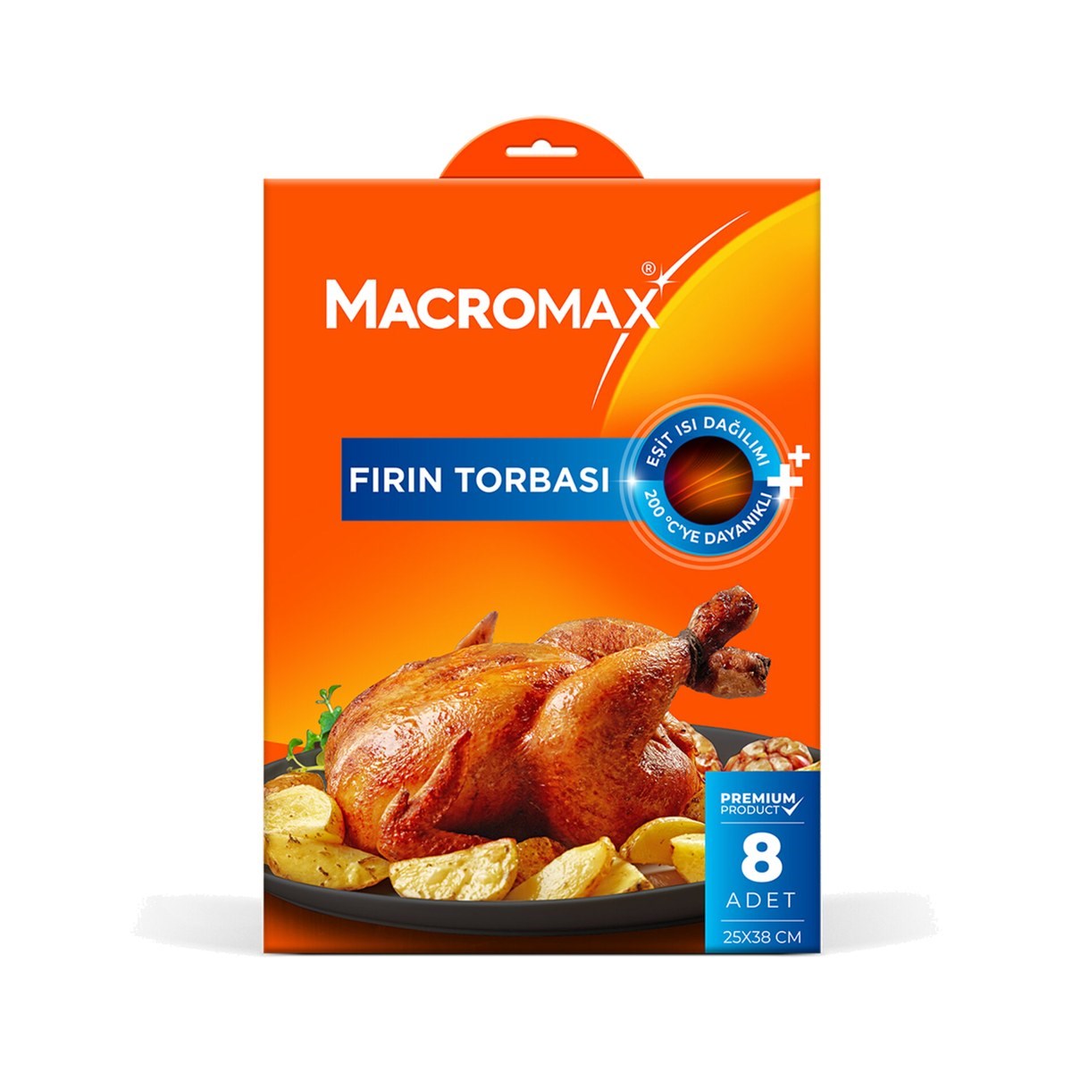 Macromax Fırın Torbası 8 ADET