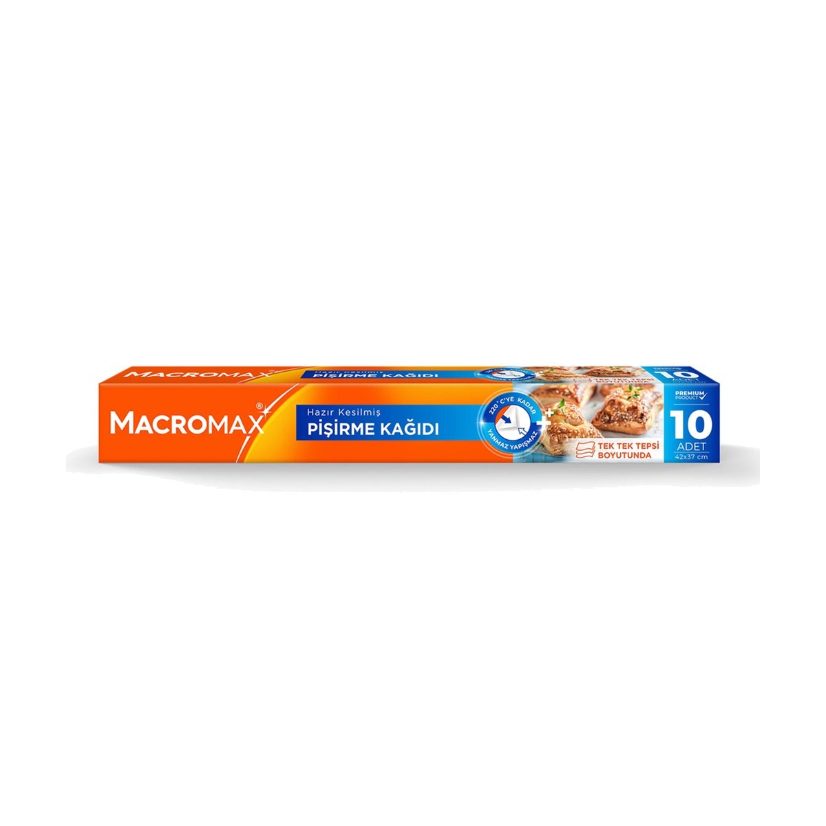 Macromax Hazır Kesilmiş Pişirme Kağıdı 10 ADET