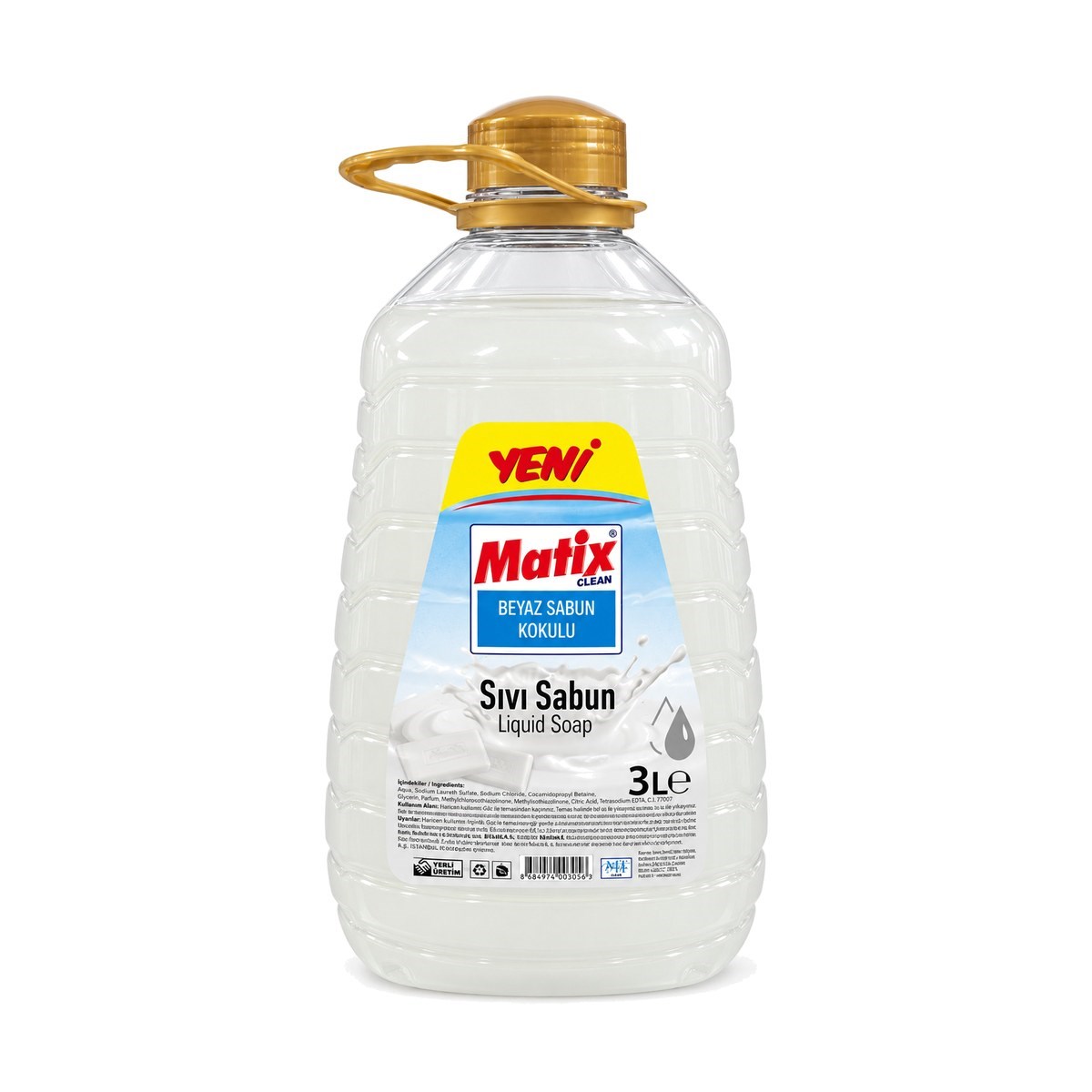 Matix Sıvı Sabun Beyaz Sabun Kokulu 3000 ML