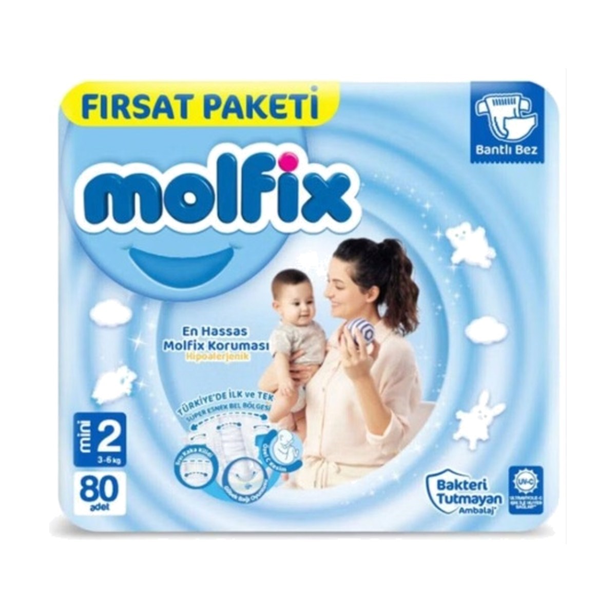 Molfix 3D Fırsat Paketi 2 Mini 80 ADET