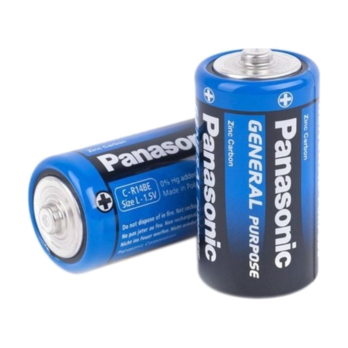 Panasonic Manganez 1.5 Volt Orta Pil 2 ADET
