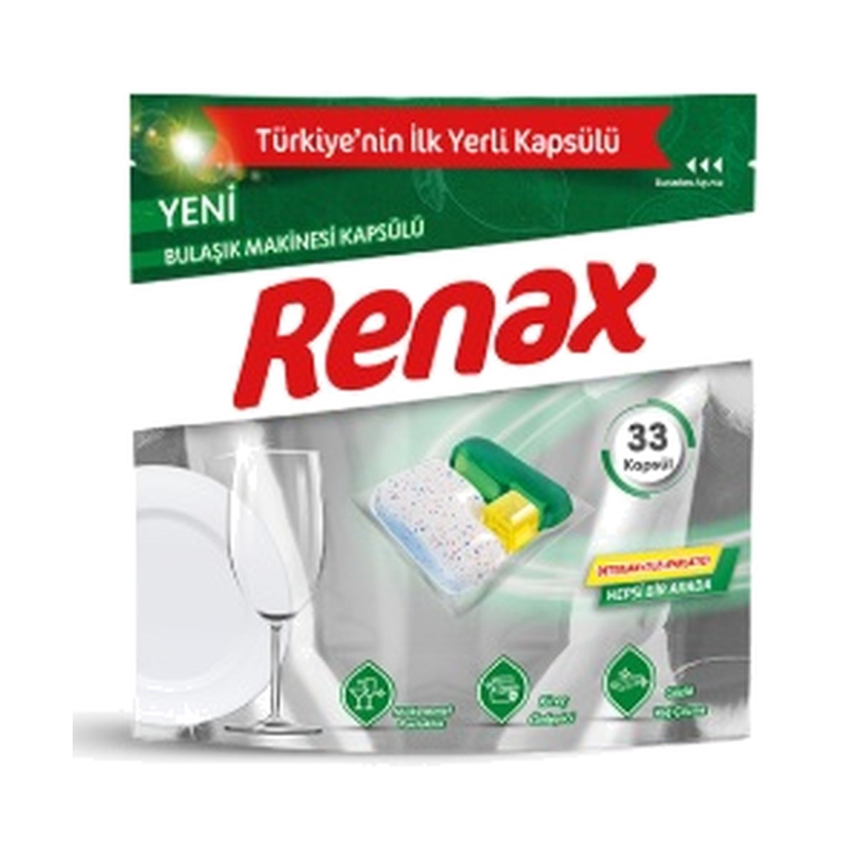 Renax Hepsi Bir Arada Tablet 33 Kapsül