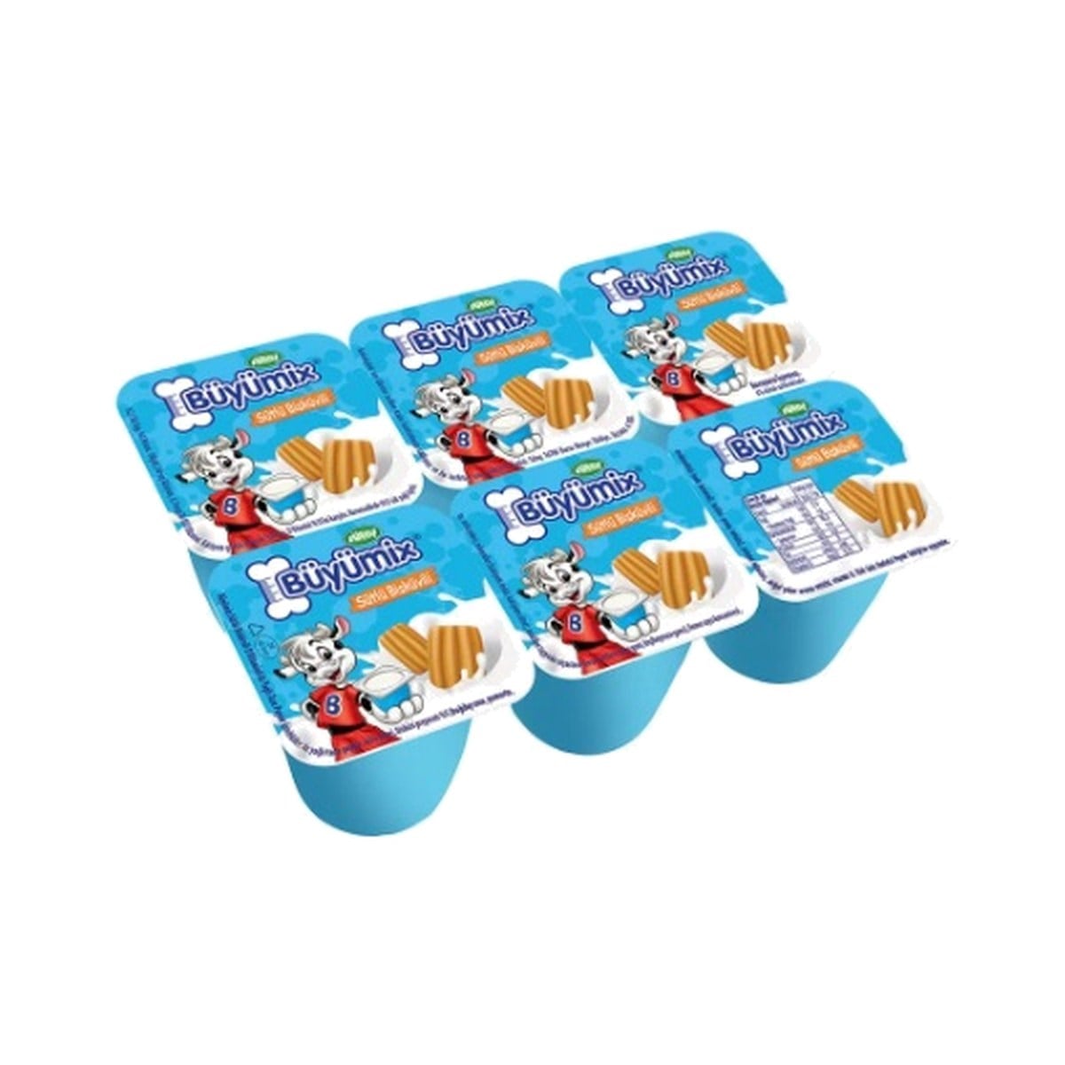 Sütaş Büyümix Sütlü Bisküvili Yoğurt 6x40 GR