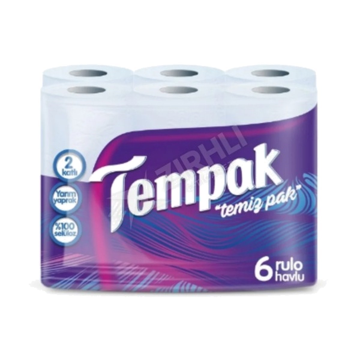 Tempak Çift Kat Kağıt Havlu 6 ADET