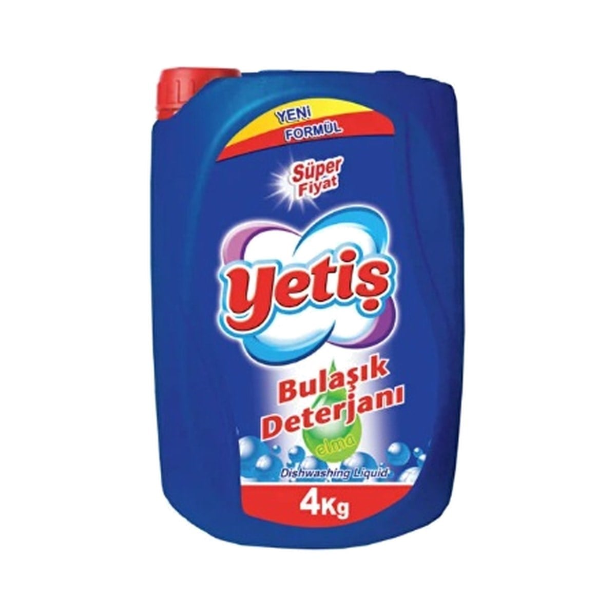 Yetiş Sıvı Bulaşık Deterjanı Elma Kokulu 4000 ML
