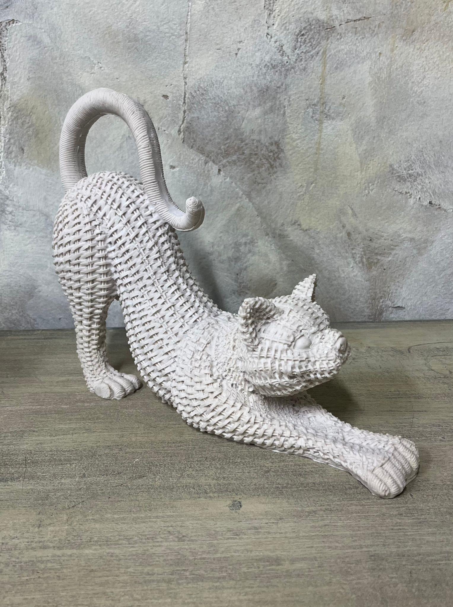  Hasır Dokulu Kedi 30 x 10 x 23 cm 