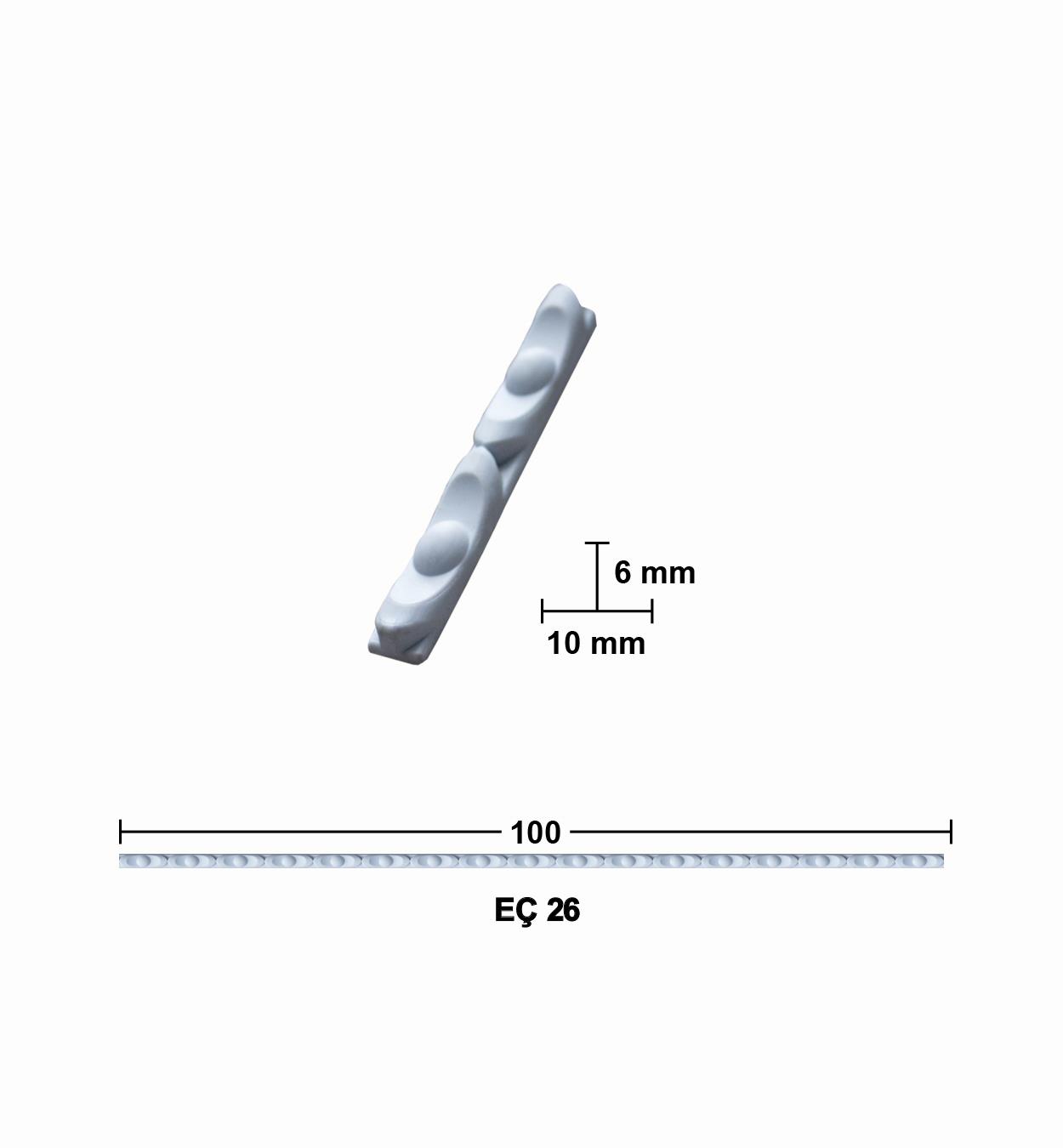 100 cm ESNEK MOBİLYA ÇITASI