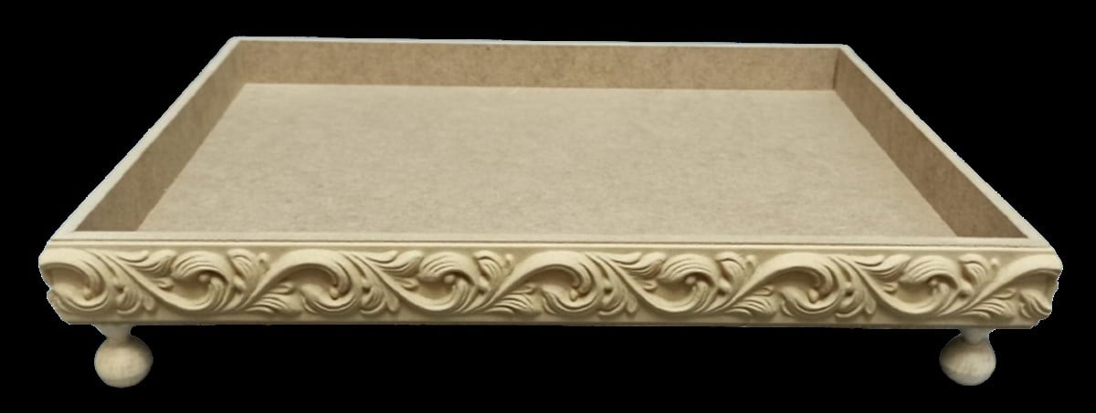 AHŞAP SUNUMLUK TEPSİ 30x40x8