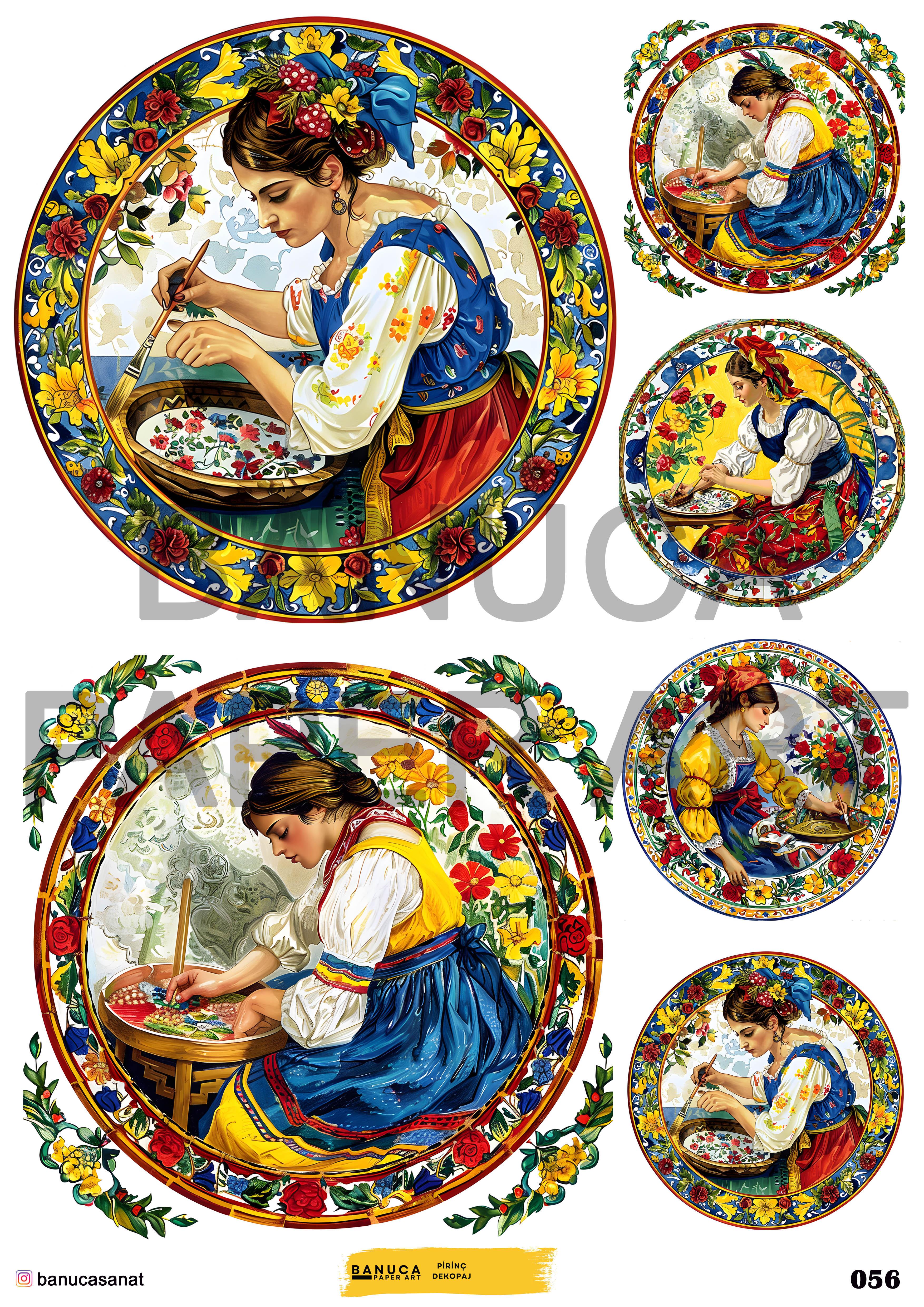 BANUCA PAPER ART PİRİNÇ KAĞIDI 42X30 CM