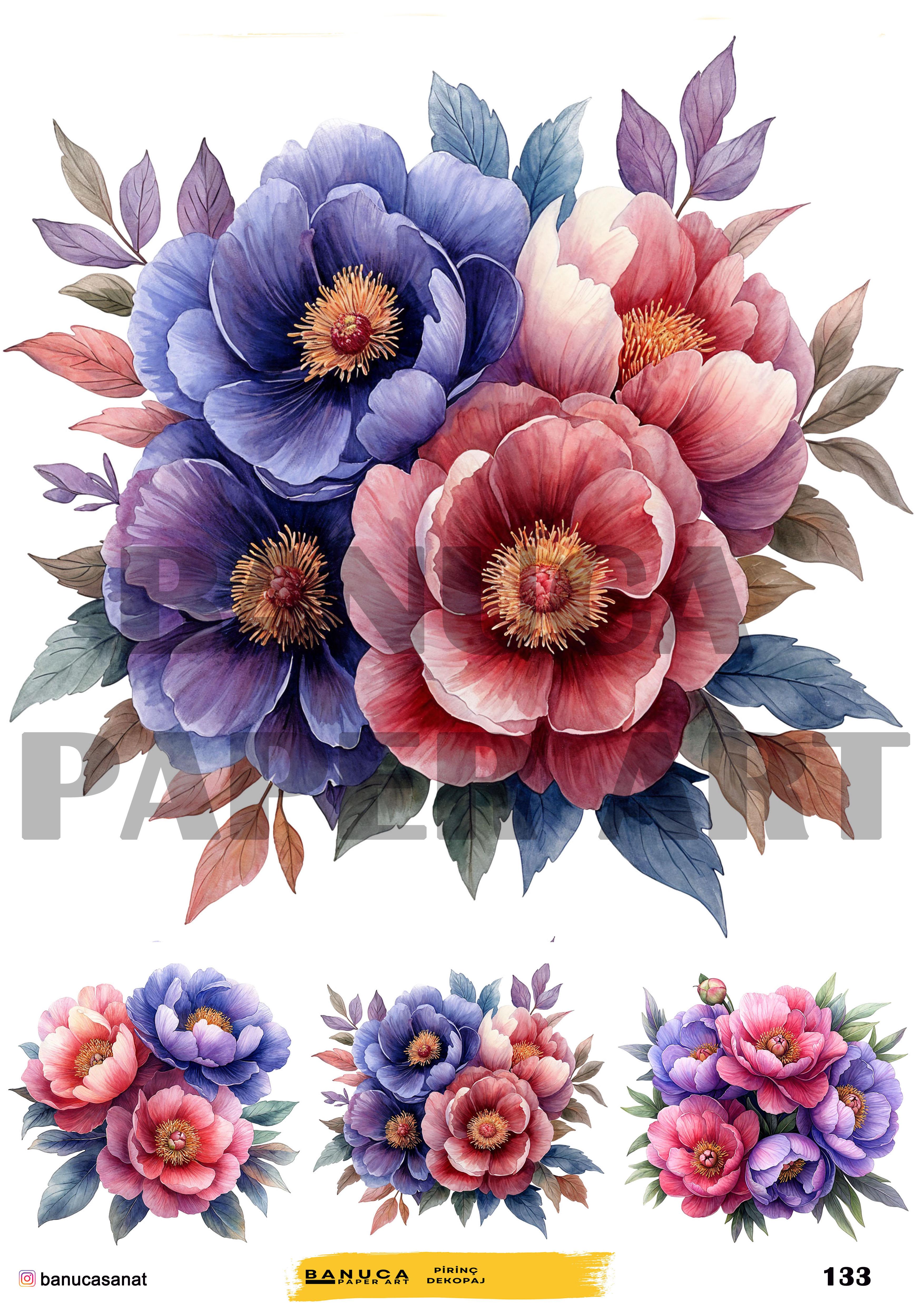 BANUCA PAPER ART PİRİNÇ KAĞIDI 42X30 CM