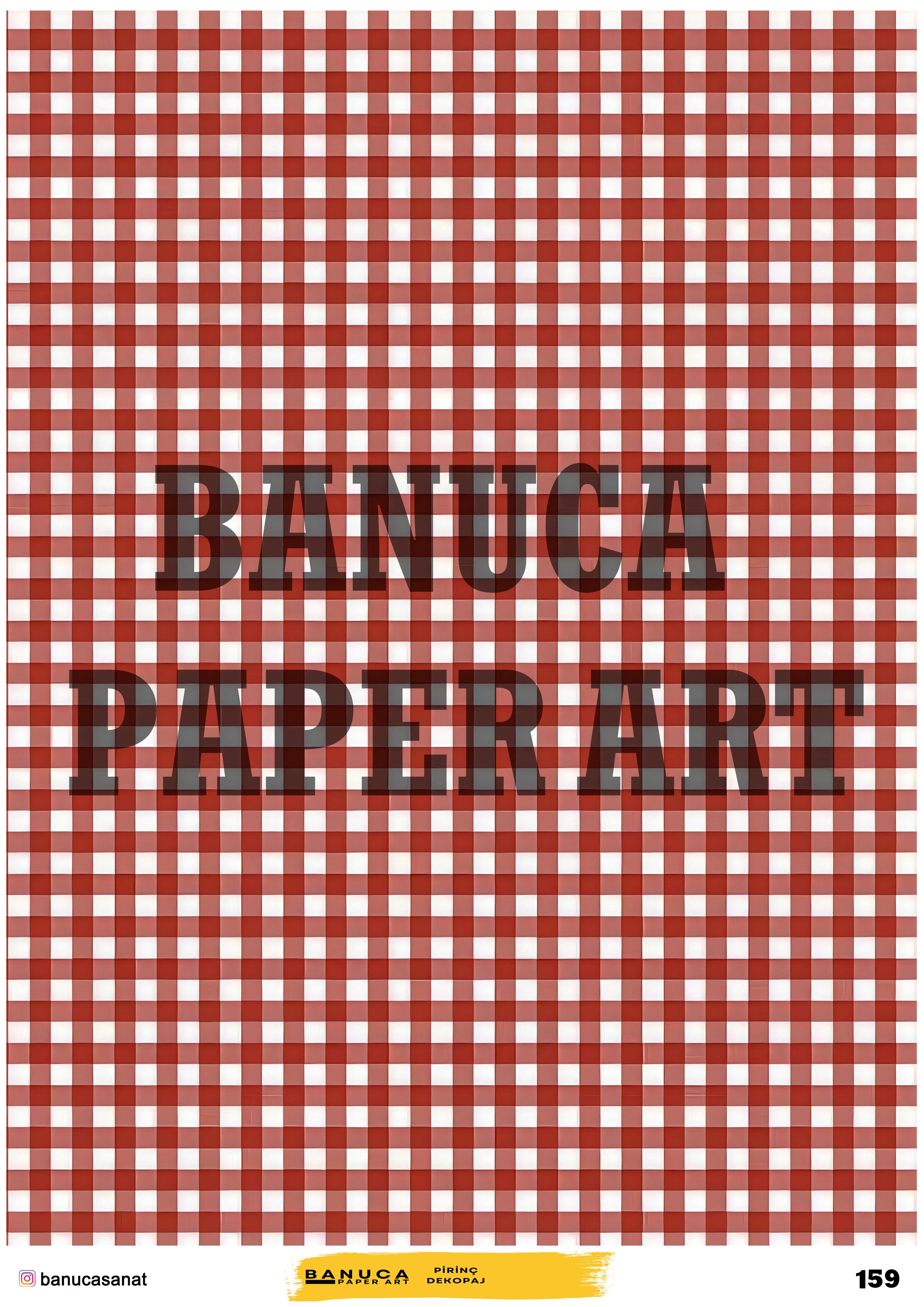 BANUCA PAPER ART PİRİNÇ KAĞIDI 42X30 CM