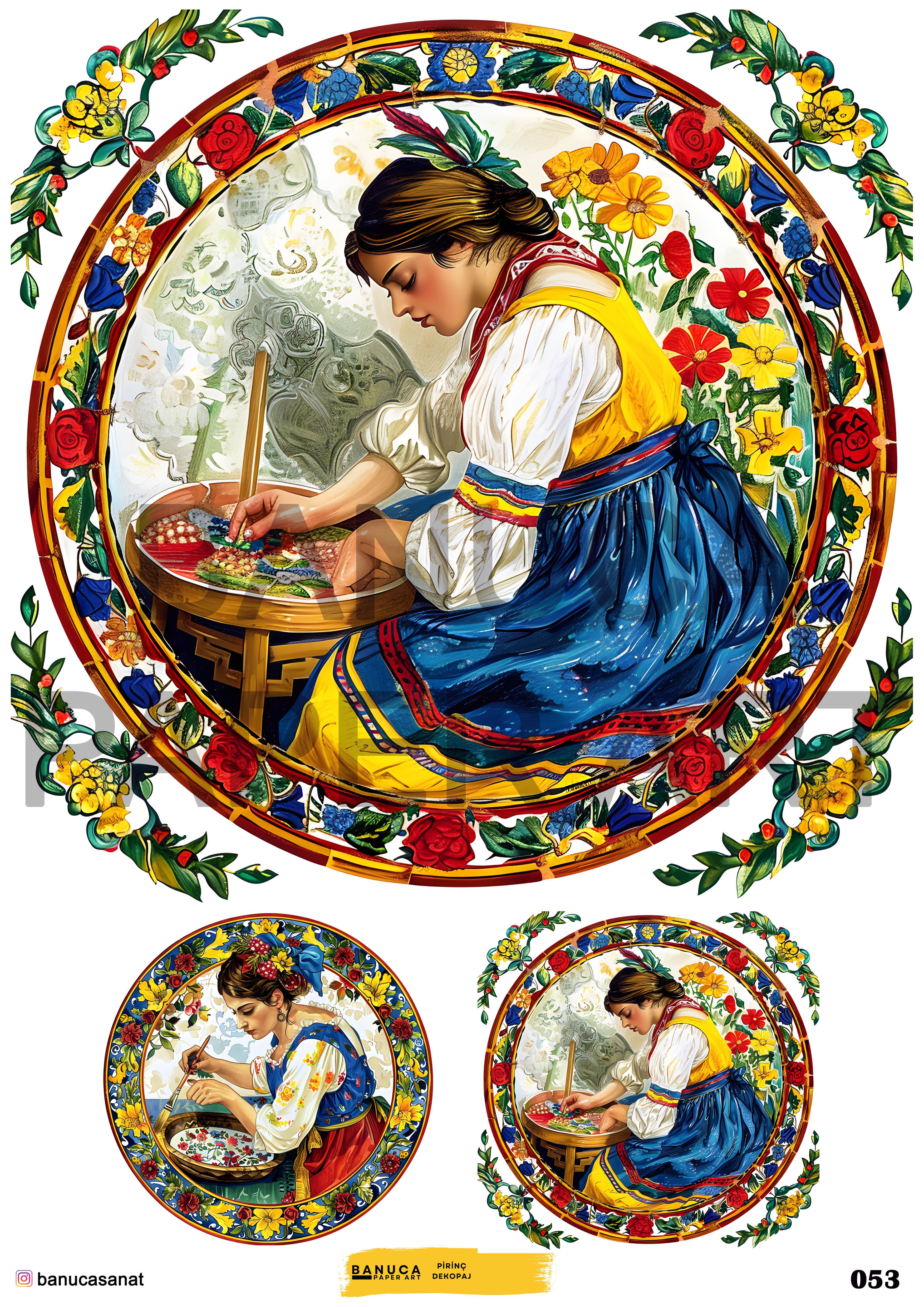 BANUCA PAPER ART PİRİNÇ KAĞIDI 42X30 CM