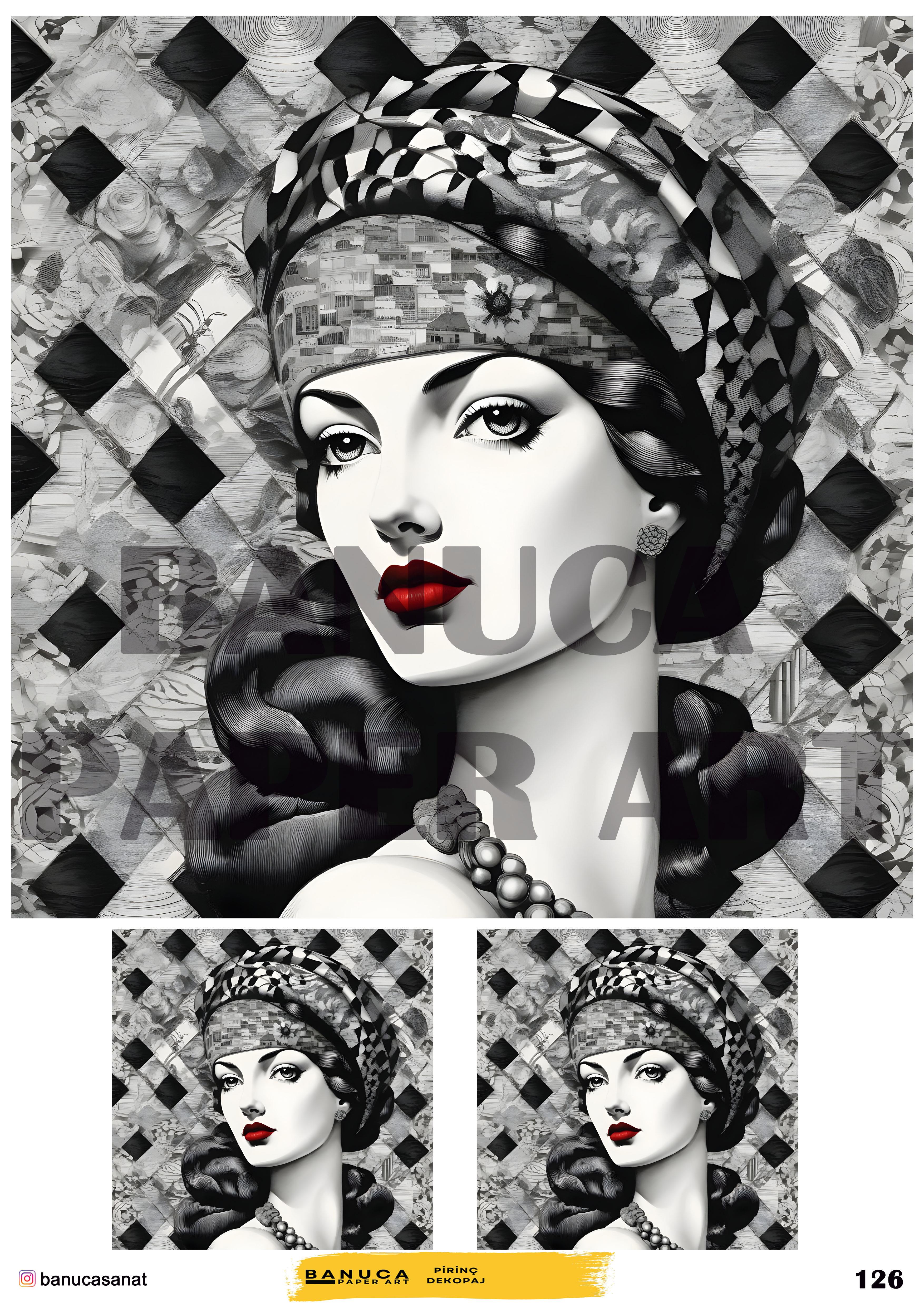 BANUCA PAPER ART PİRİNÇ KAĞIDI 42X30 CM