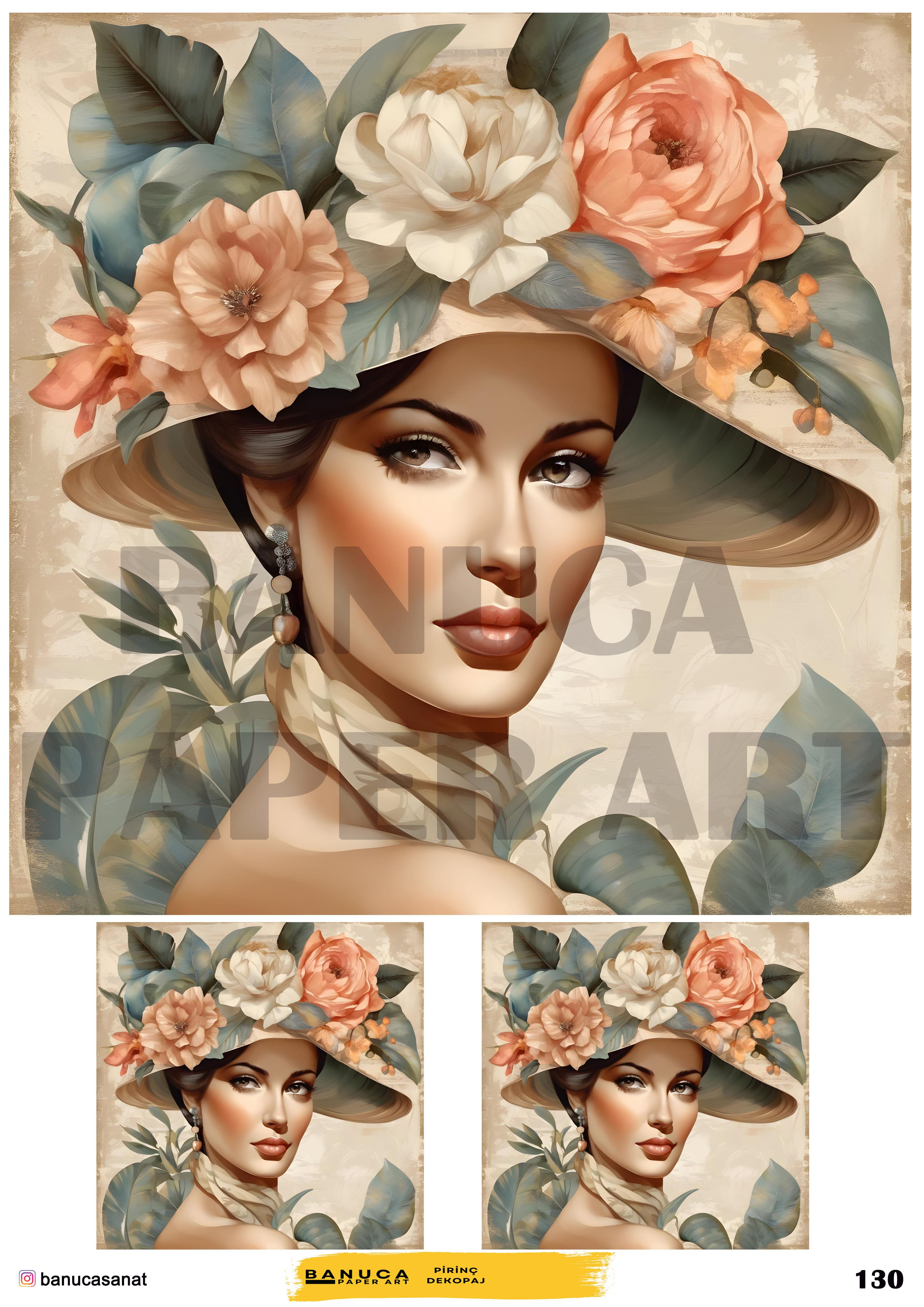 BANUCA PAPER ART PİRİNÇ KAĞIDI 42X30 CM