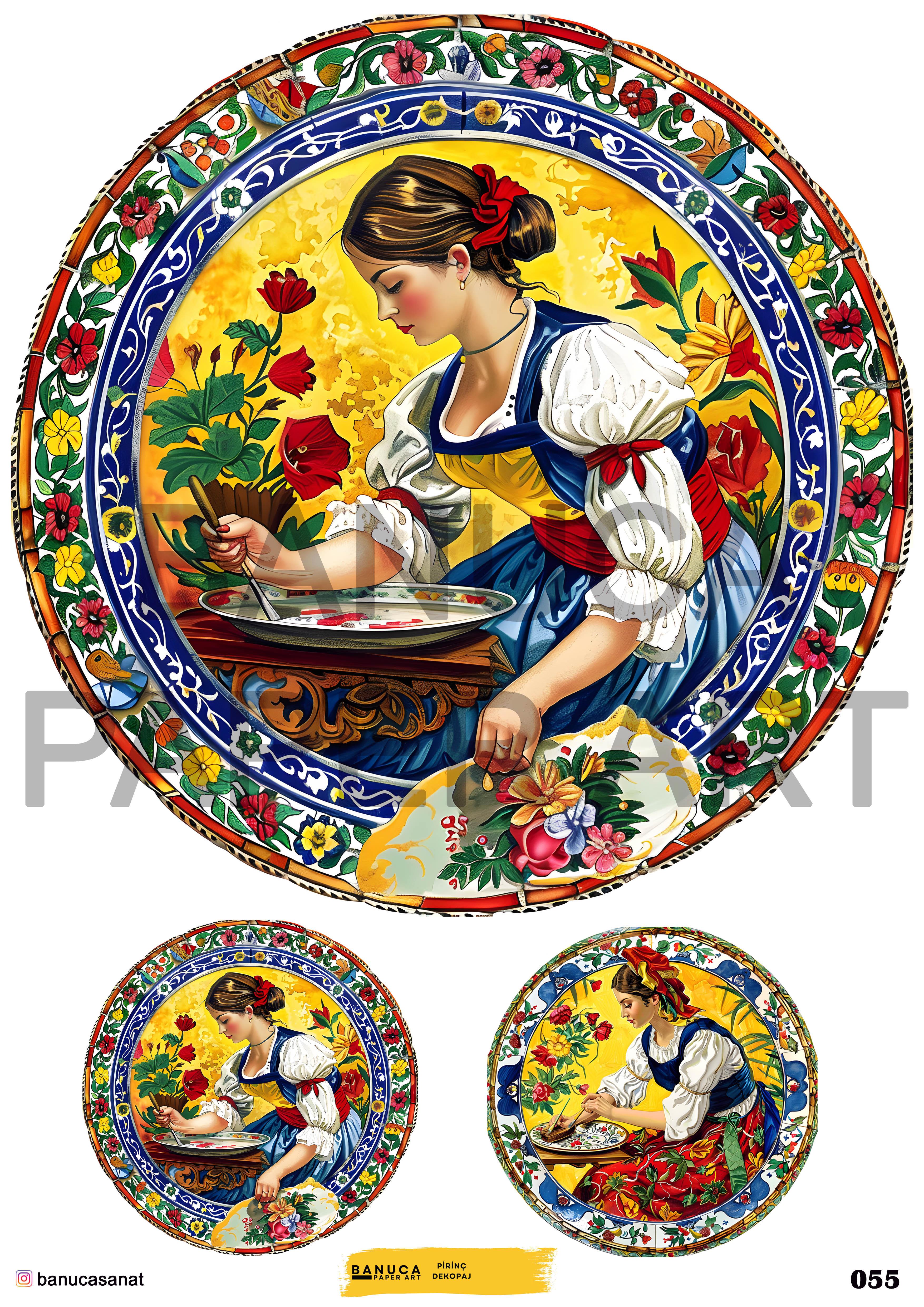 BANUCA PAPER ART PİRİNÇ KAĞIDI 42X30 CM