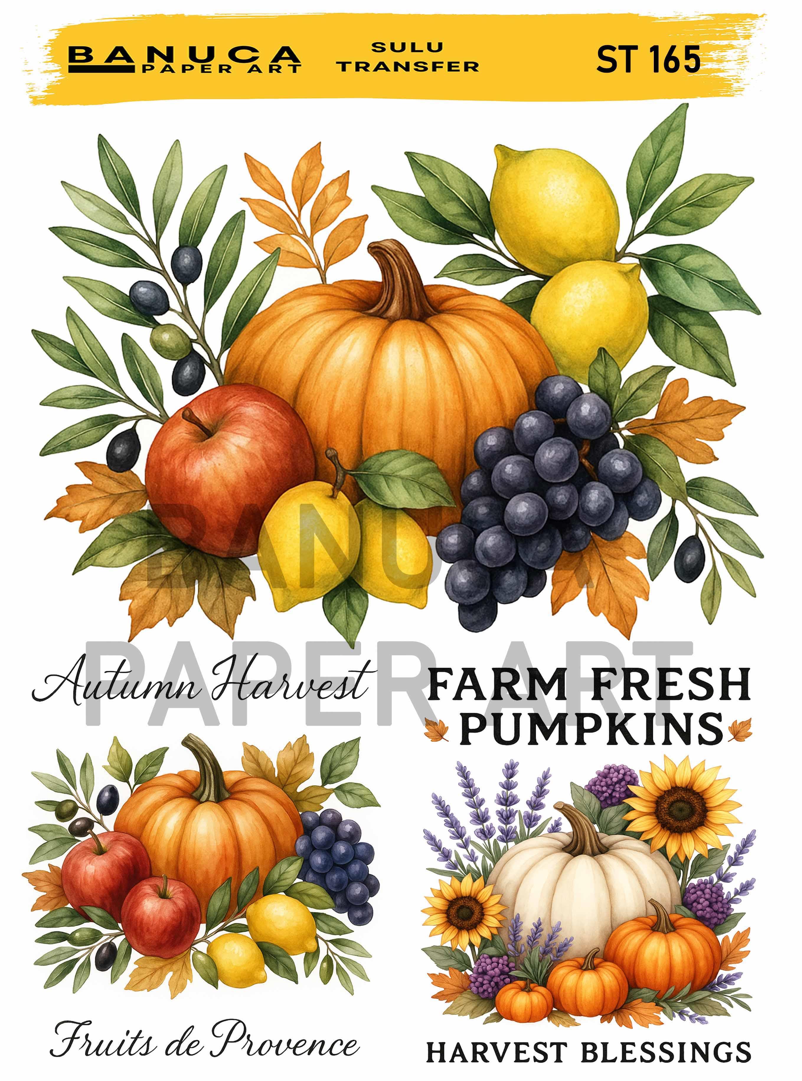 BANUCA PAPER ART SULU TRANSFER