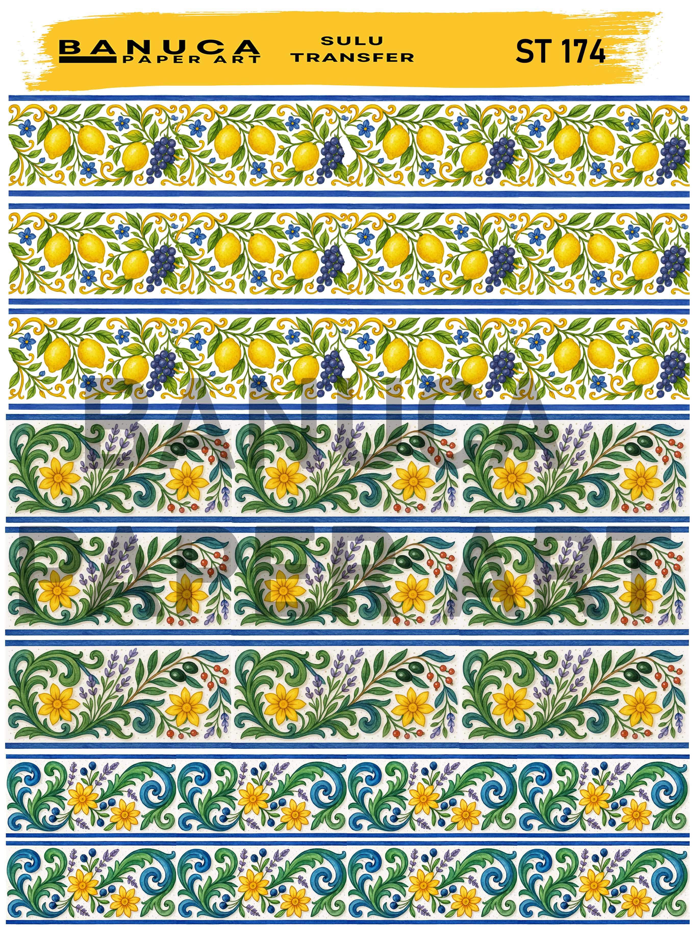 BANUCA PAPER ART SULU TRANSFER