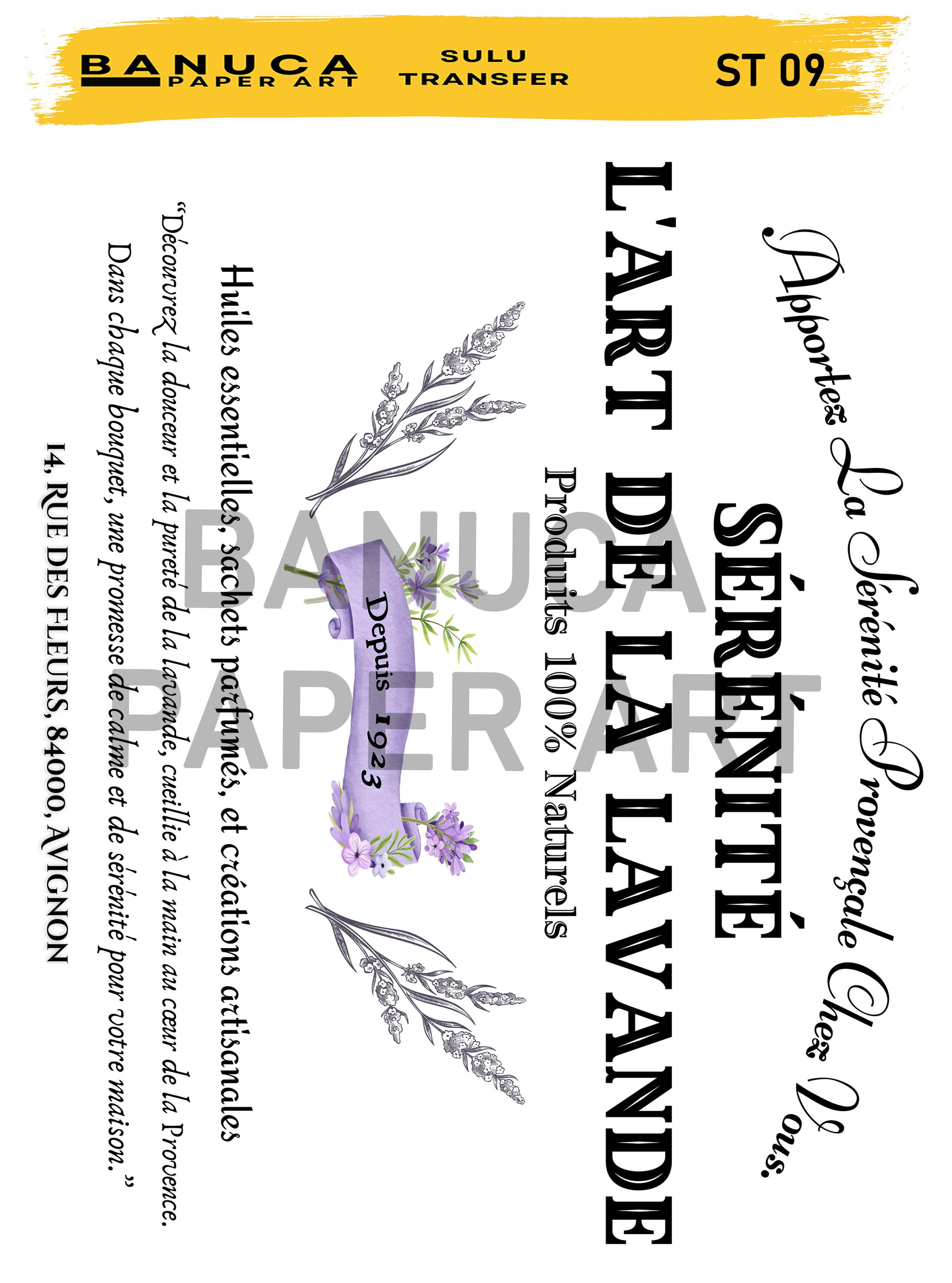 BANUCA PAPER ART SULU TRANSFER