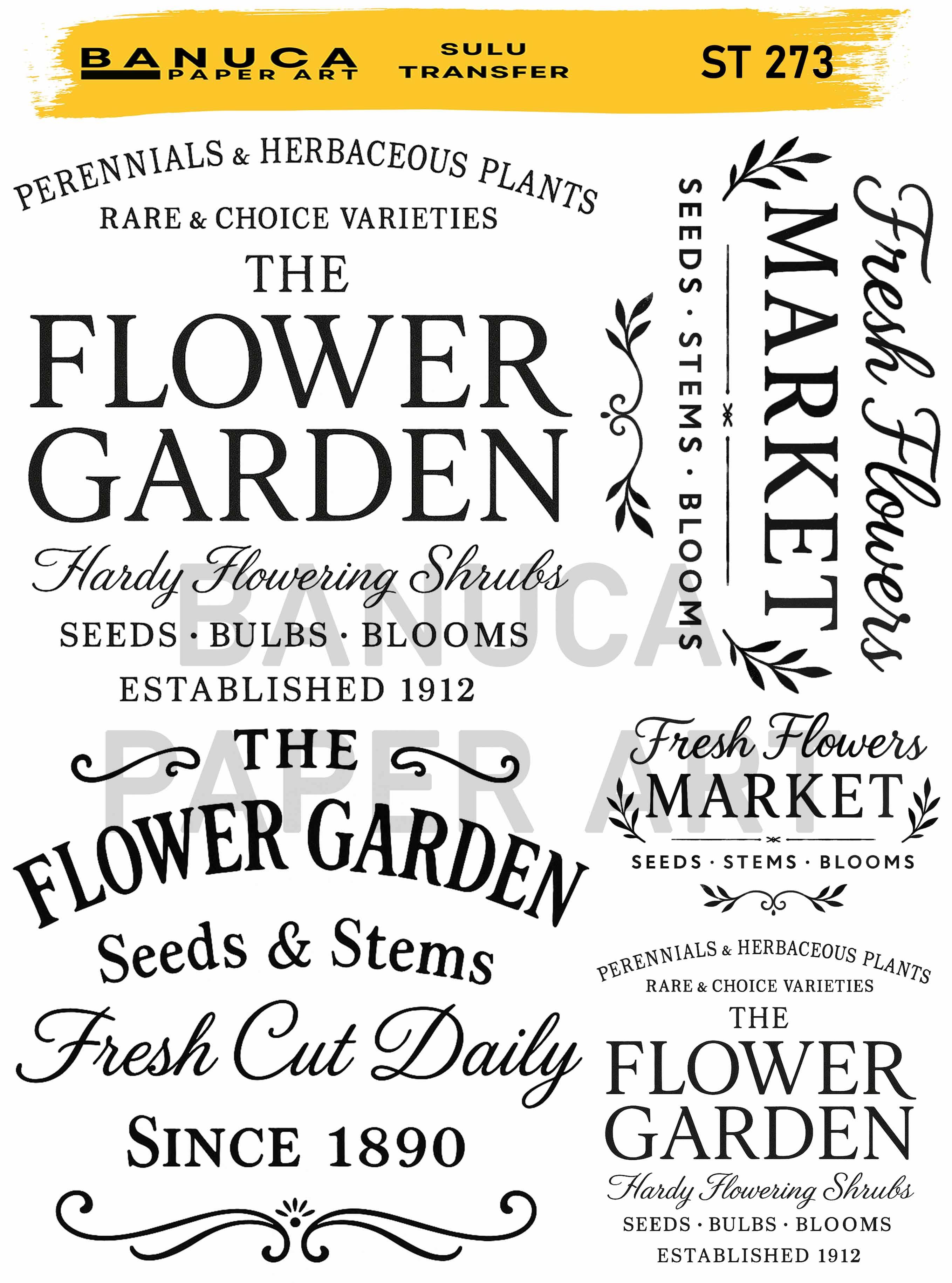 BANUCA PAPER ART SULU TRANSFER