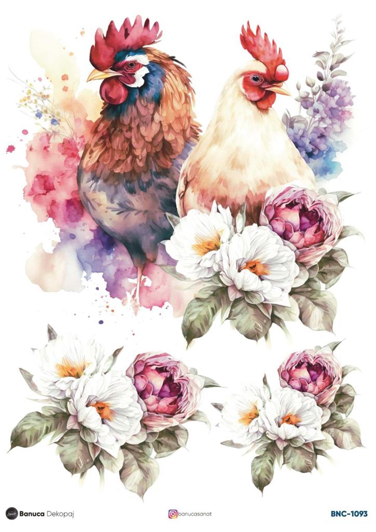 BNC PİRİNÇ DEKOPAJ KAĞIDI 30X41 CM 