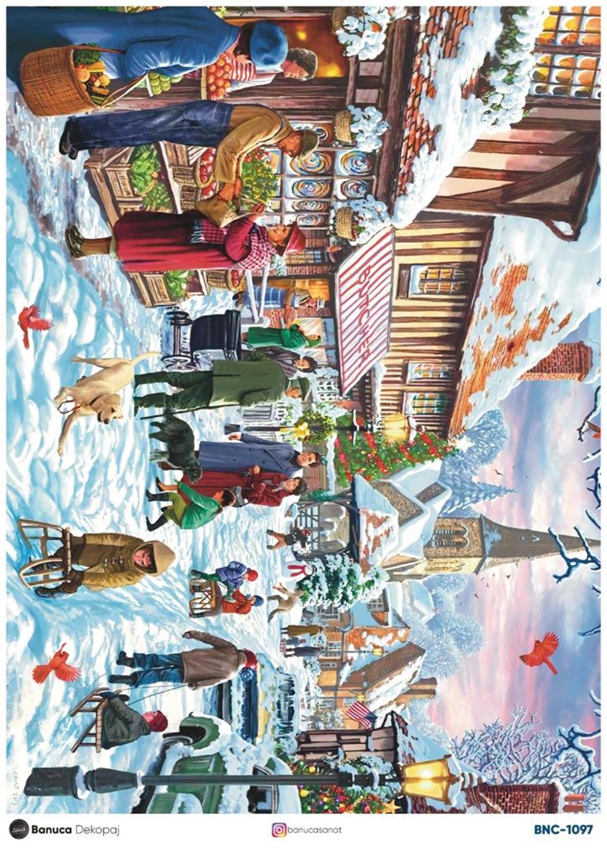 BNC PİRİNÇ DEKOPAJ KAĞIDI 30X41 CM