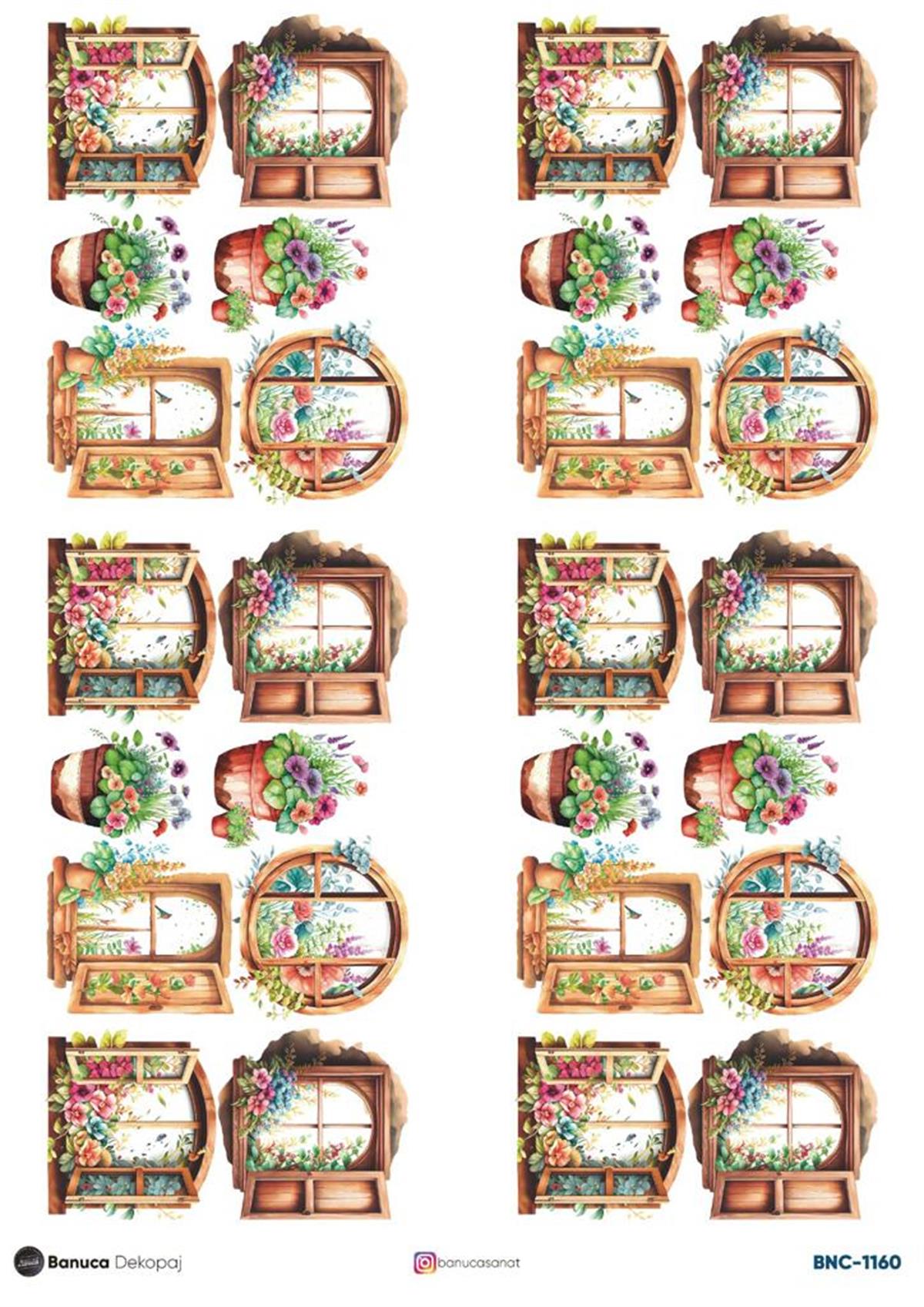 BNC PİRİNÇ DEKOPAJ KAĞIDI  30X41 CM