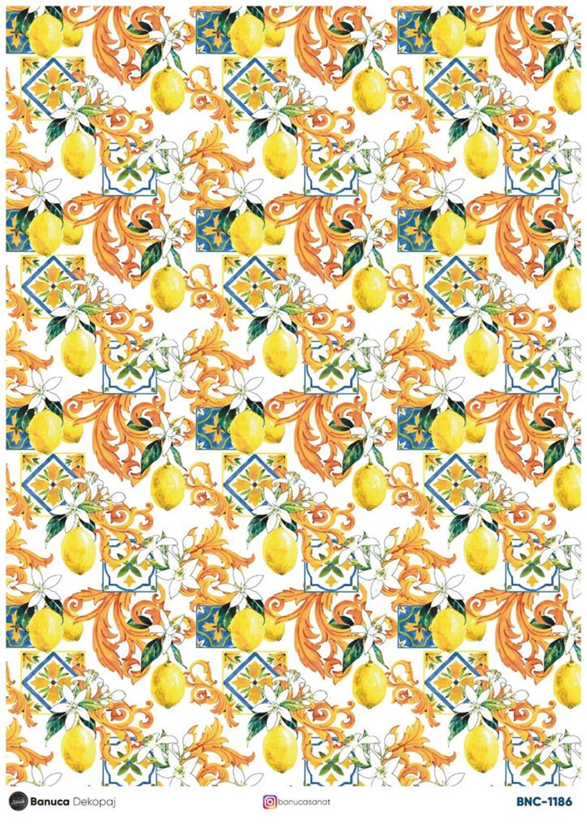 BNC PİRİNÇ DEKOPAJ KAĞIDI  30X41 CM