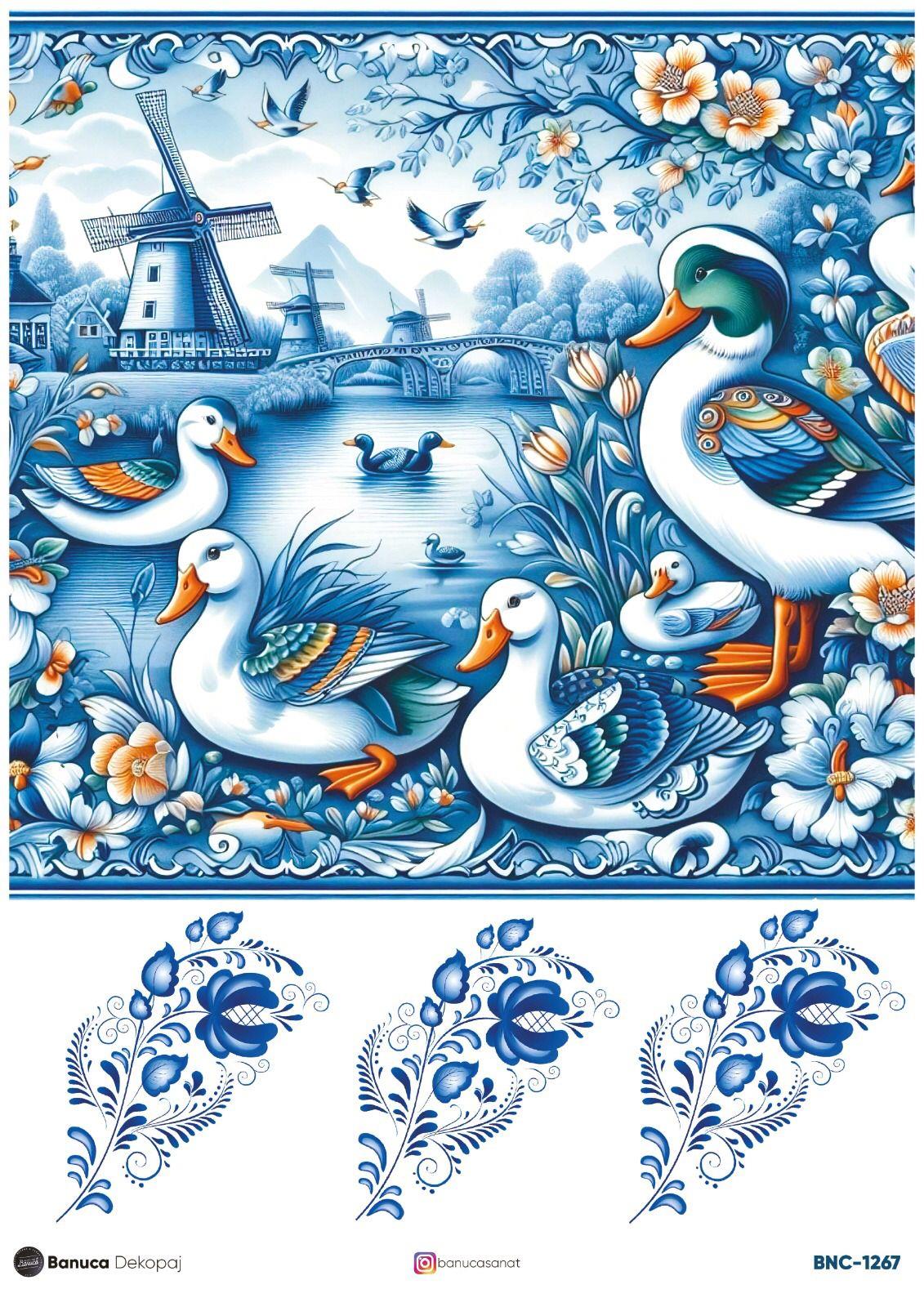 BNC PİRİNÇ DEKOPAJ KAĞIDI 30X41 CM