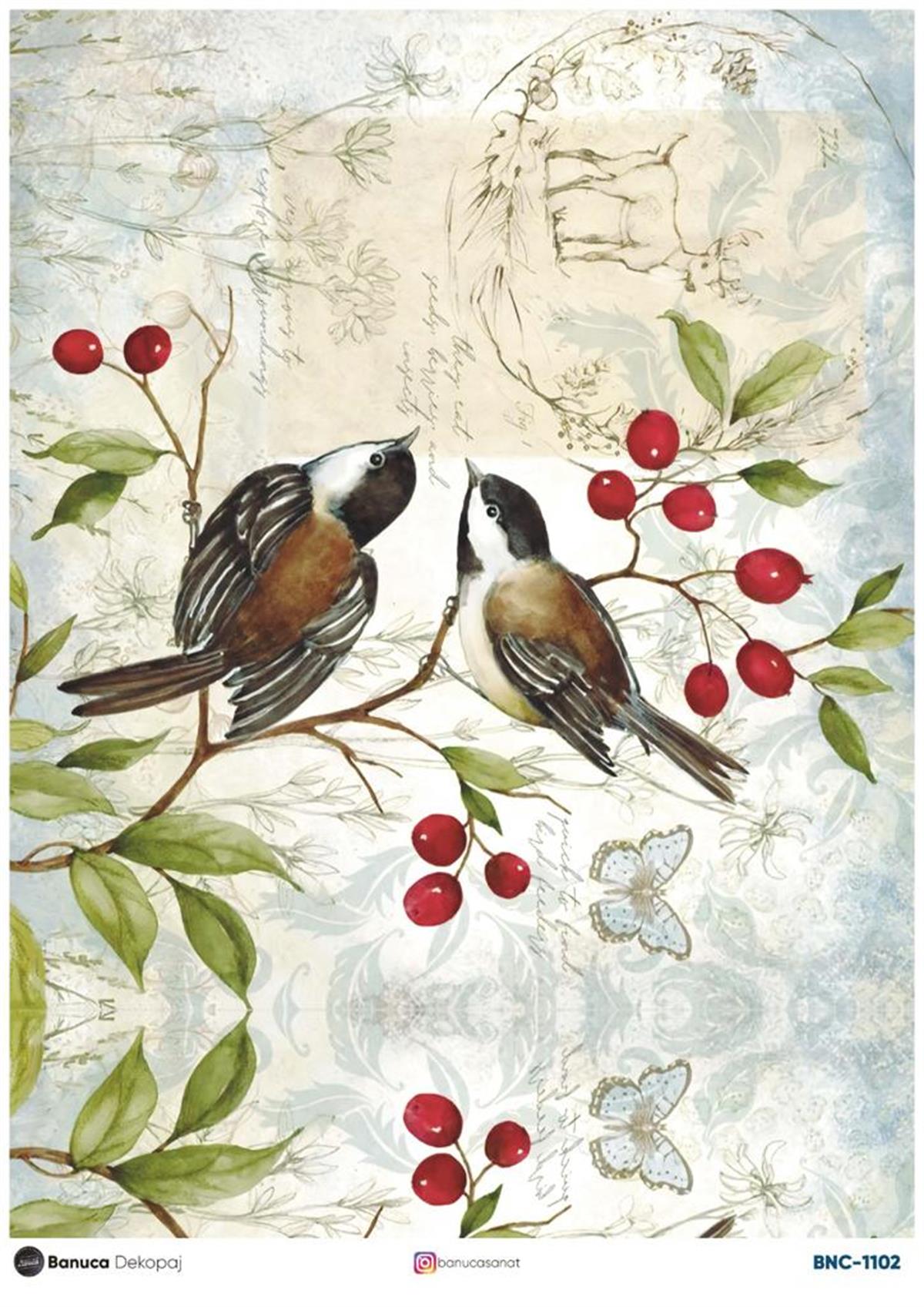 BNC PİRİNÇ DEKOPAJ KAĞIDI 30X41 CM