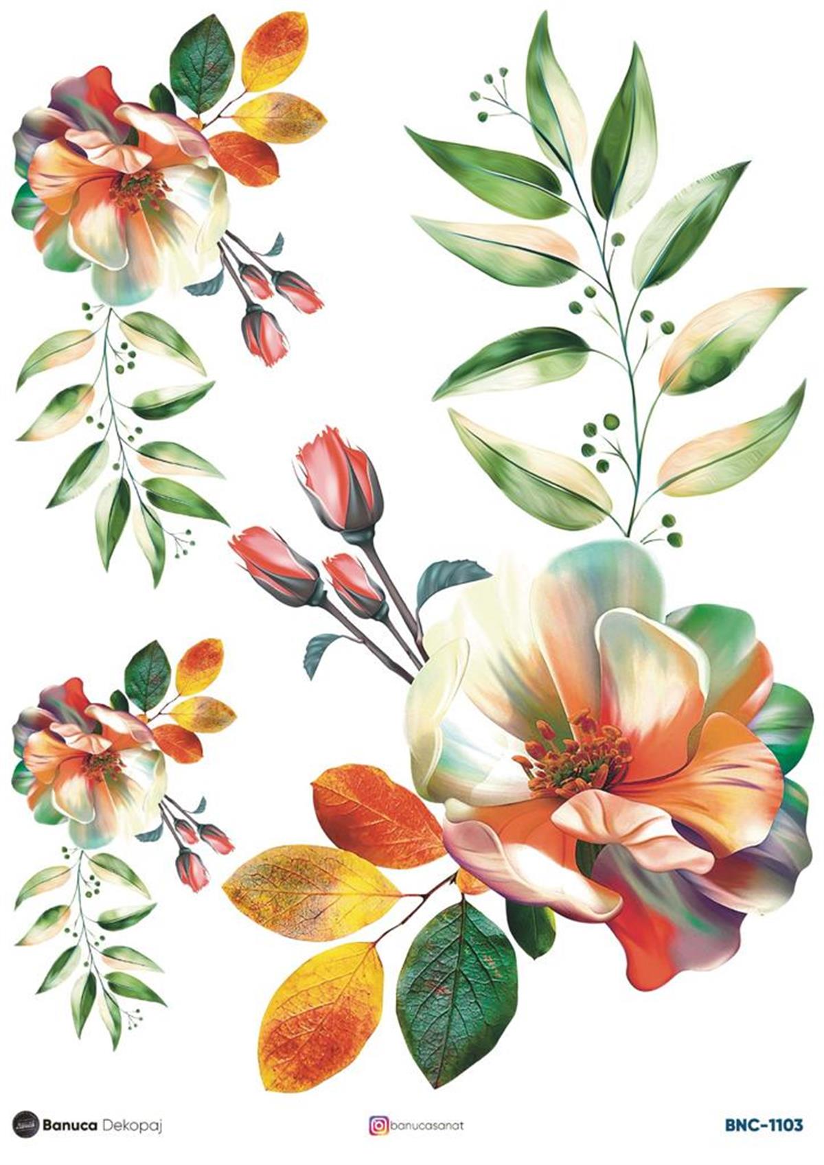 BNC PİRİNÇ DEKOPAJ KAĞIDI 30X41 CM