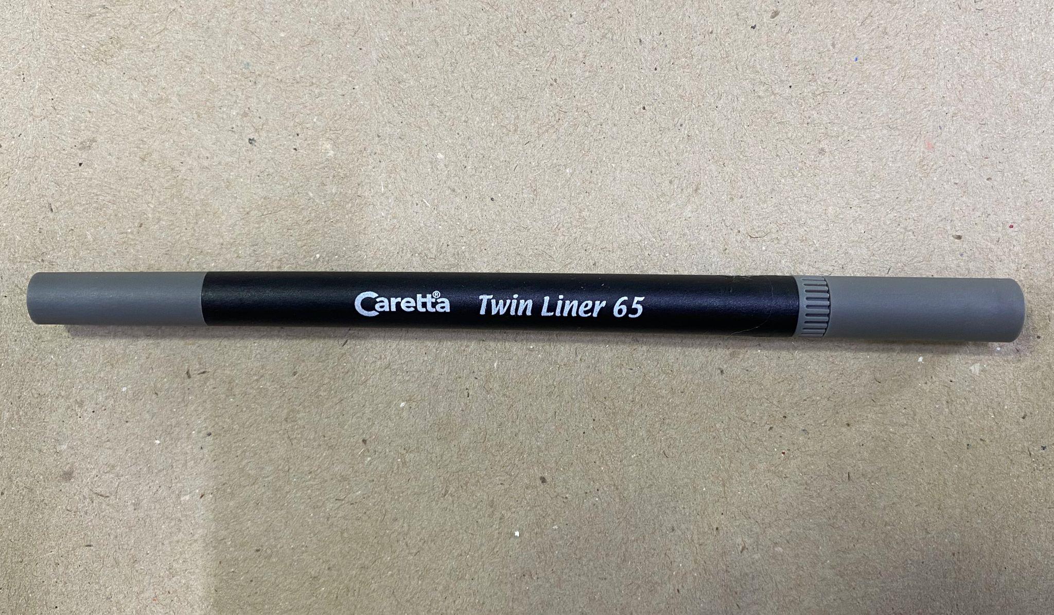 Caretta 65 Çift Uçlu Keçeli Kalem 0.4-1mm GRİ 