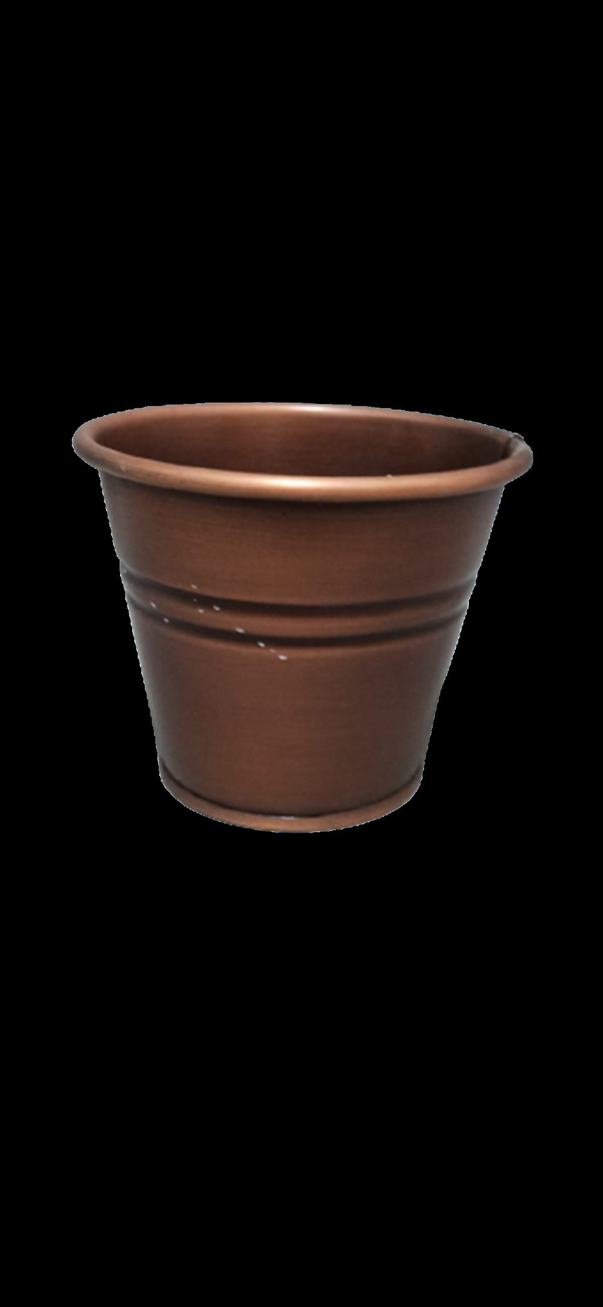 GALVANİZ SAKSI BRONZ