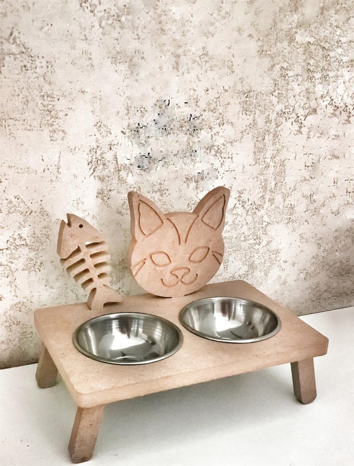 KILÇIKLI KEDİ MAMA KABI