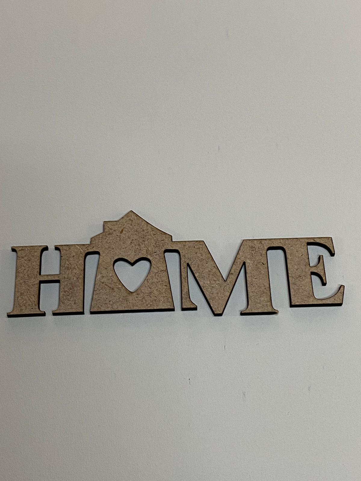 MİNYATÜR HOME YAZISI 13,5X4,5 CM