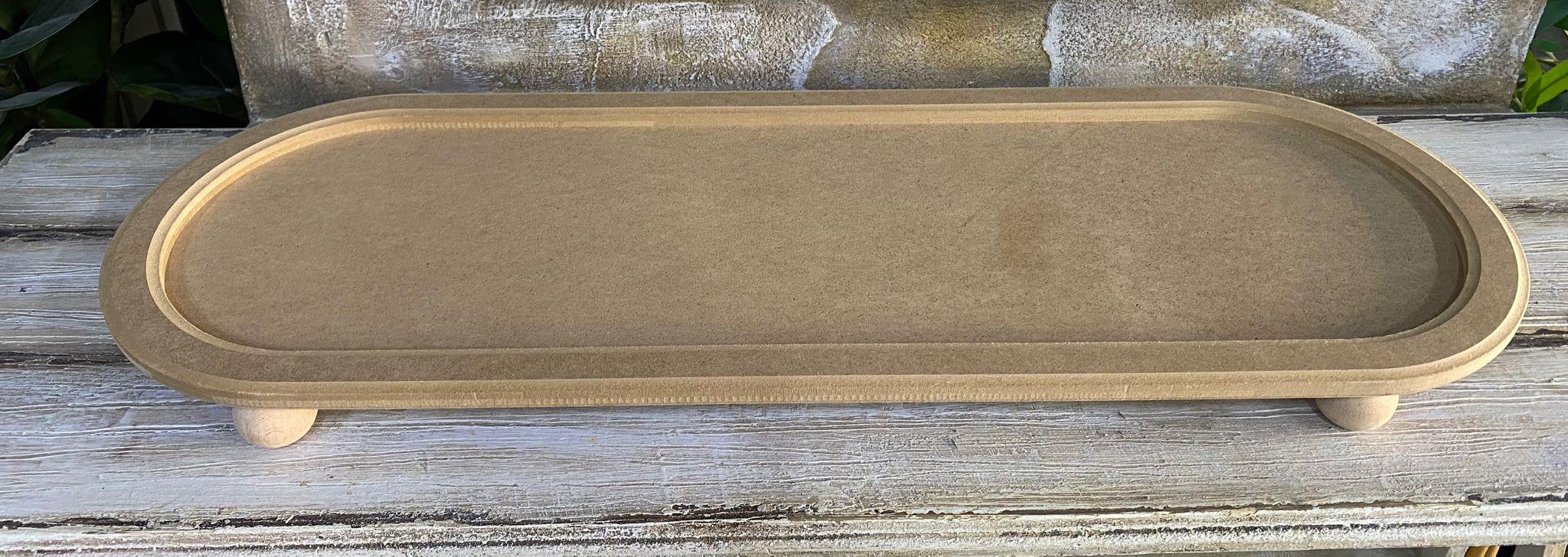 OVAL TOP AYAKLI SUNUMLUK 68X24 CM