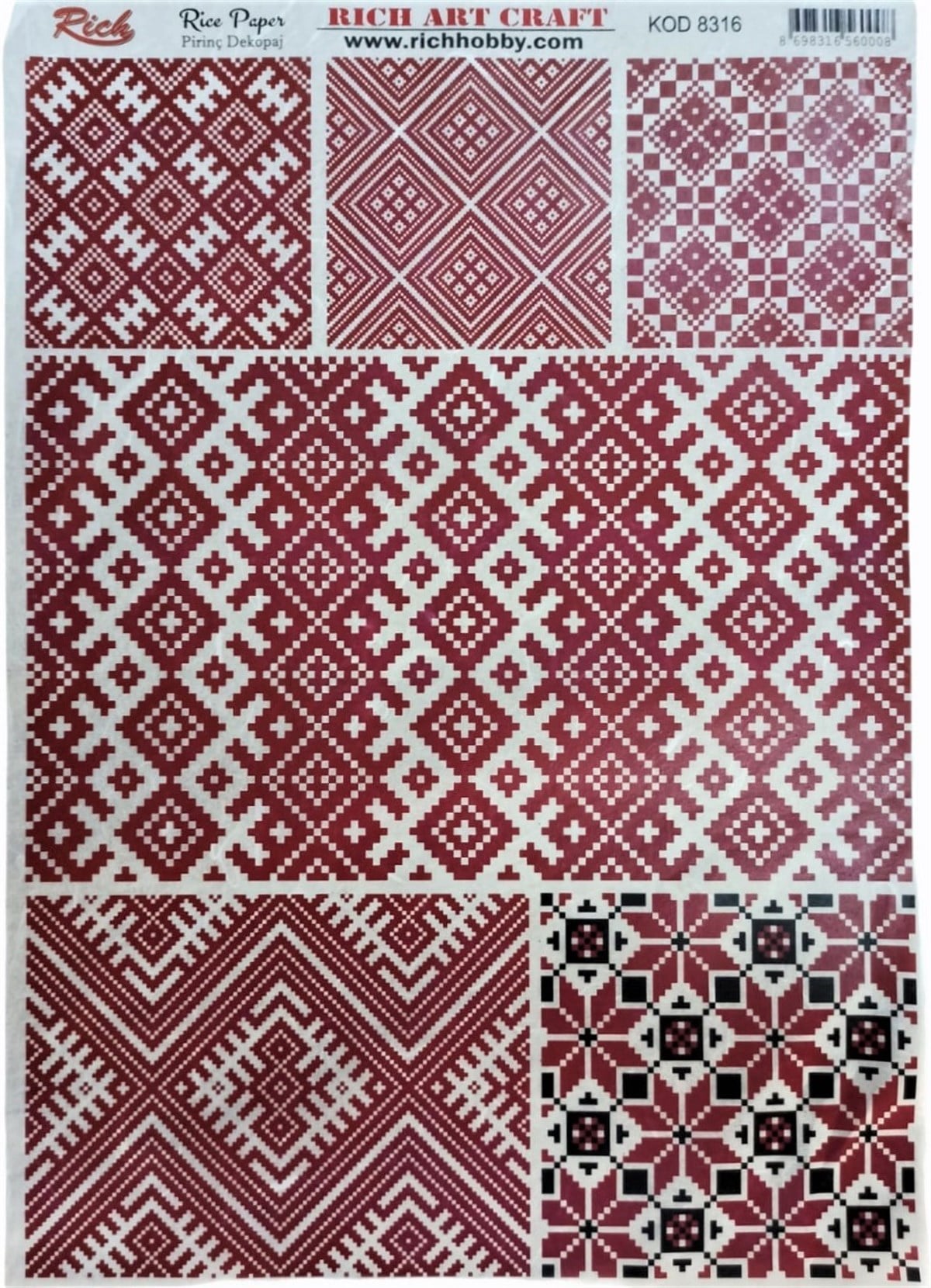 PİRİNÇ DEKOPAJ 8316