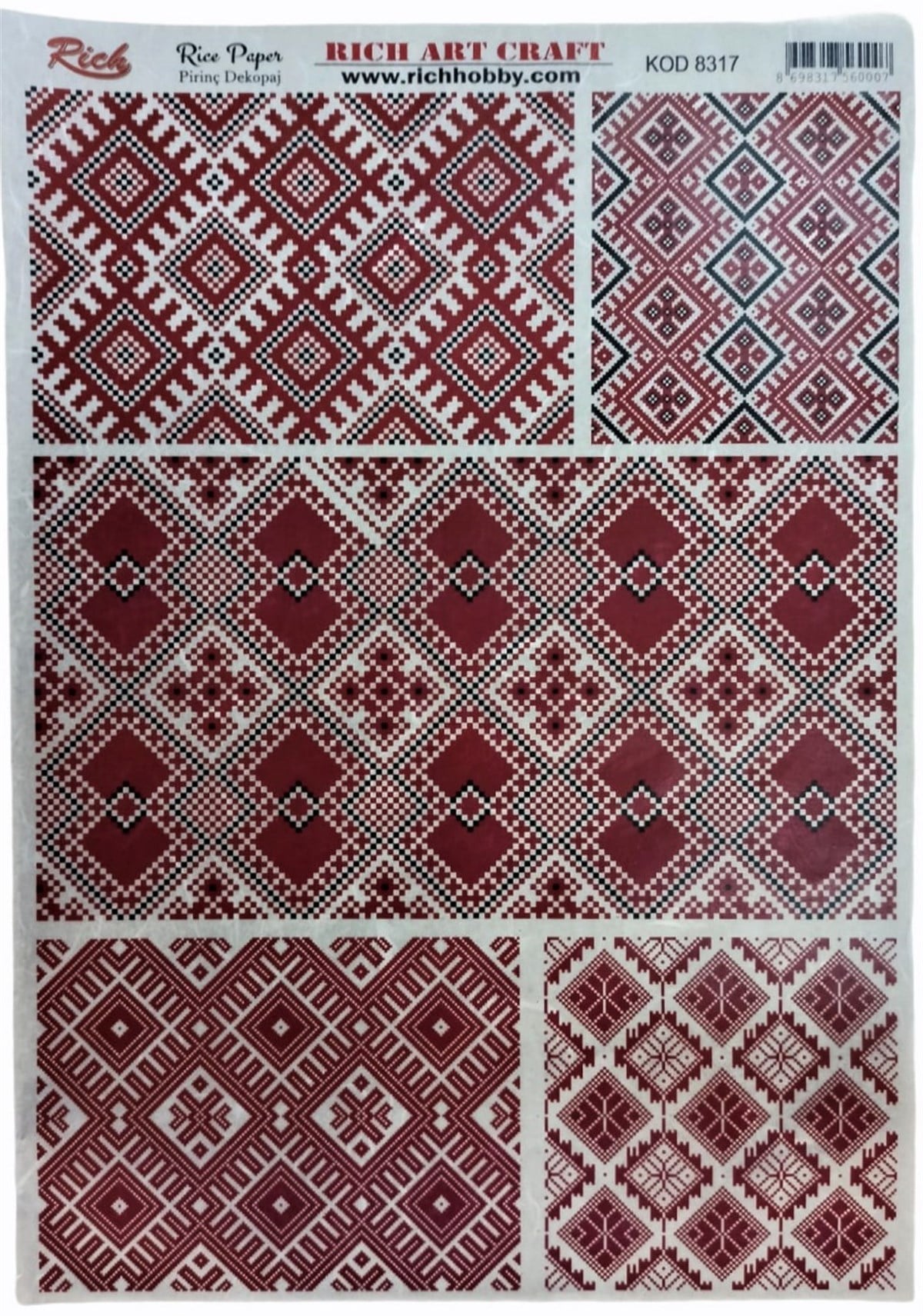 PİRİNÇ DEKOPAJ 8317