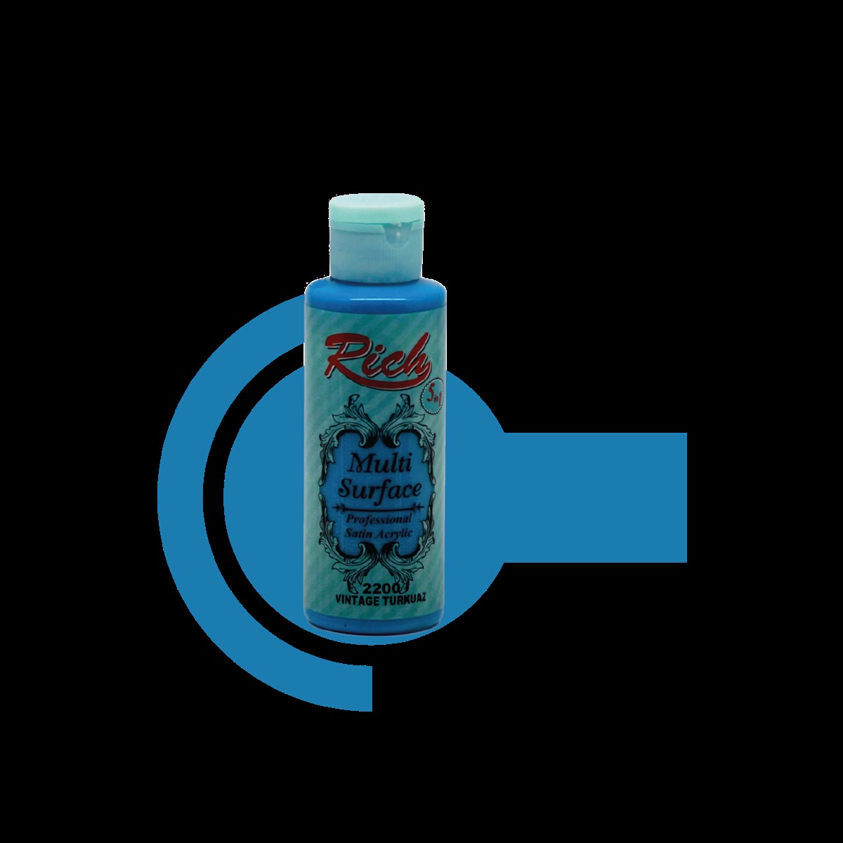 Rich Multi Surface Vintage Turkuaz