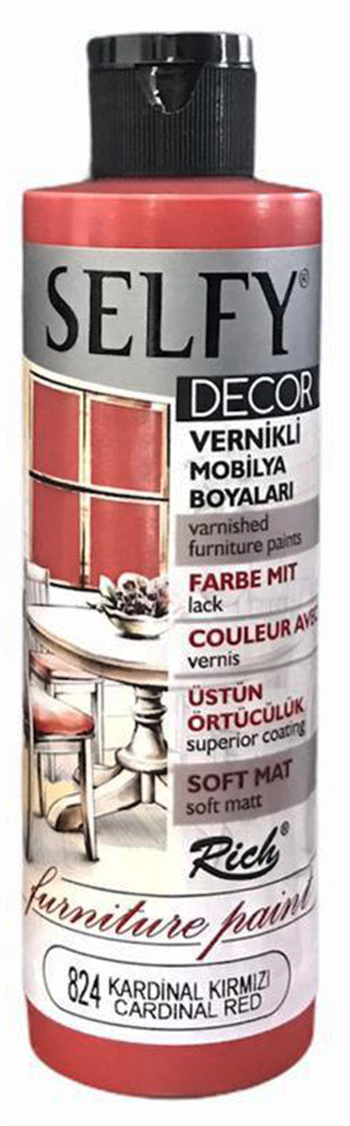 Selfy Decor Kardinal Kırmızı 824