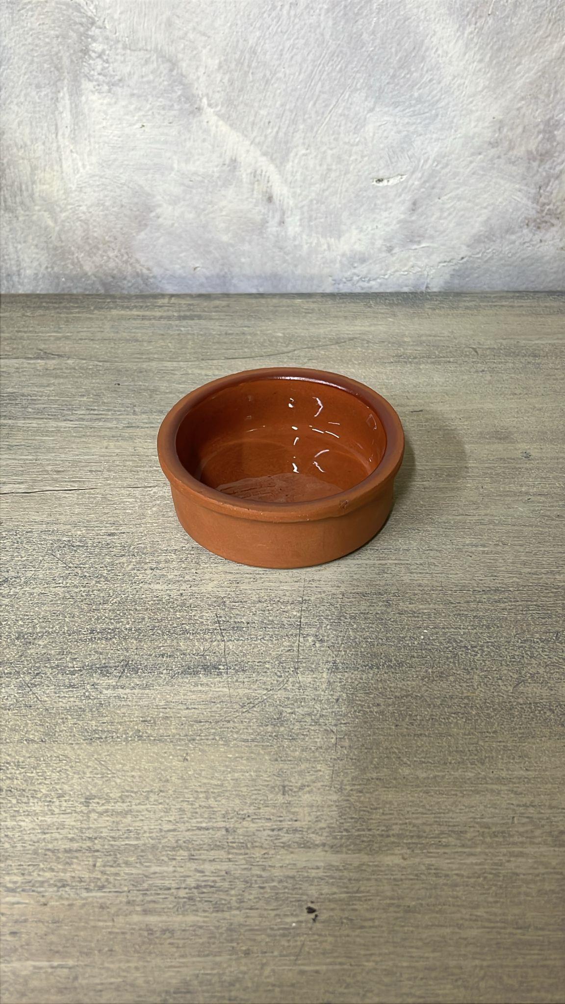 SERAMİK İÇİ SIRLI TOPRAK KASE 9X3 CM